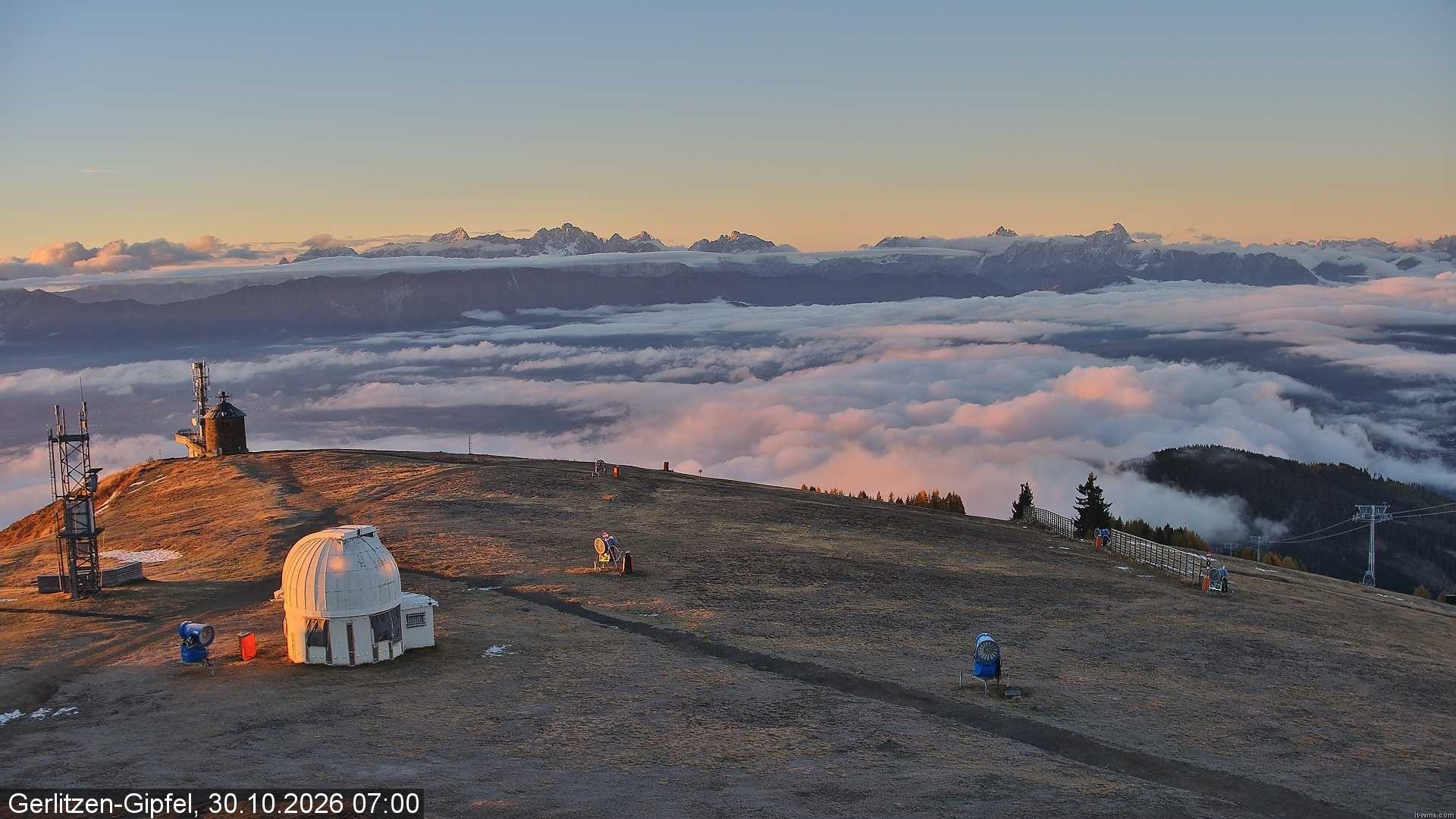 Archived image Webcam Gerlitzen mountain (Carinthia)
