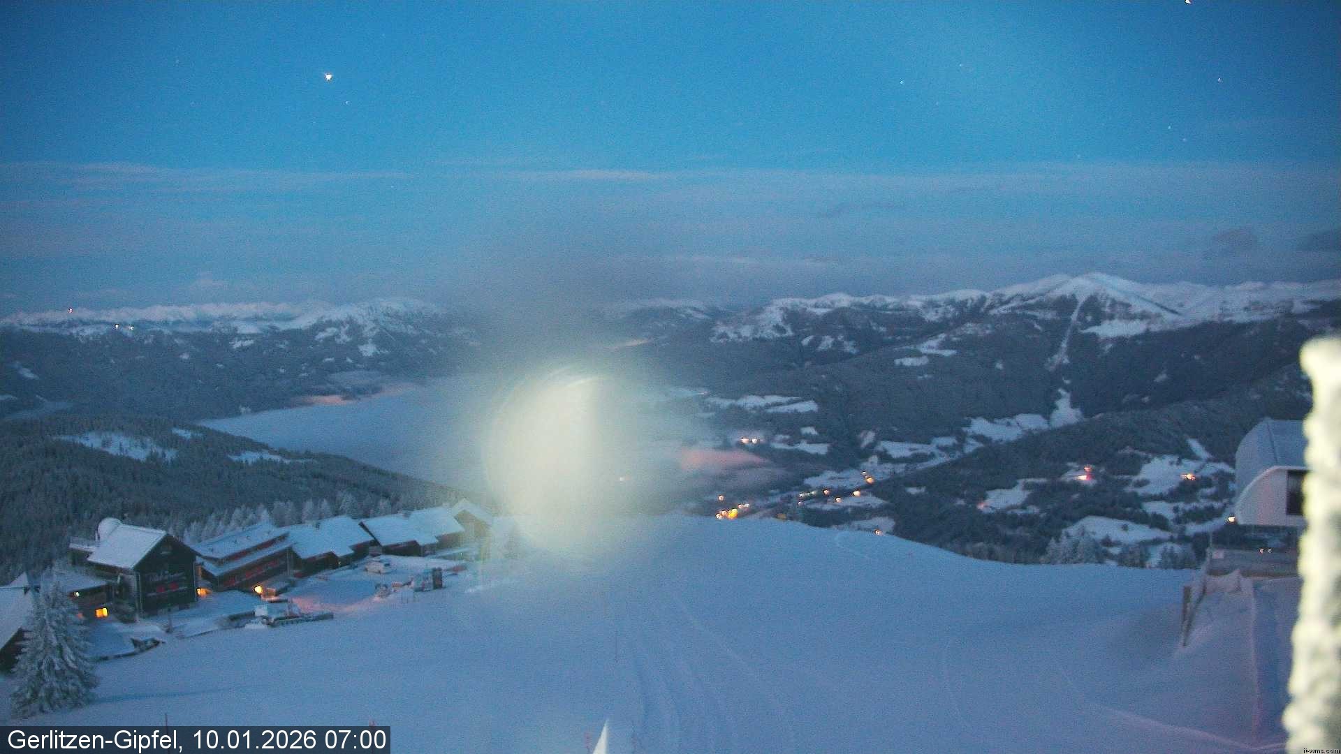 Archiv Foto Webcam Gerlitzen Gipfel: Bergstation 8er Carving Jet