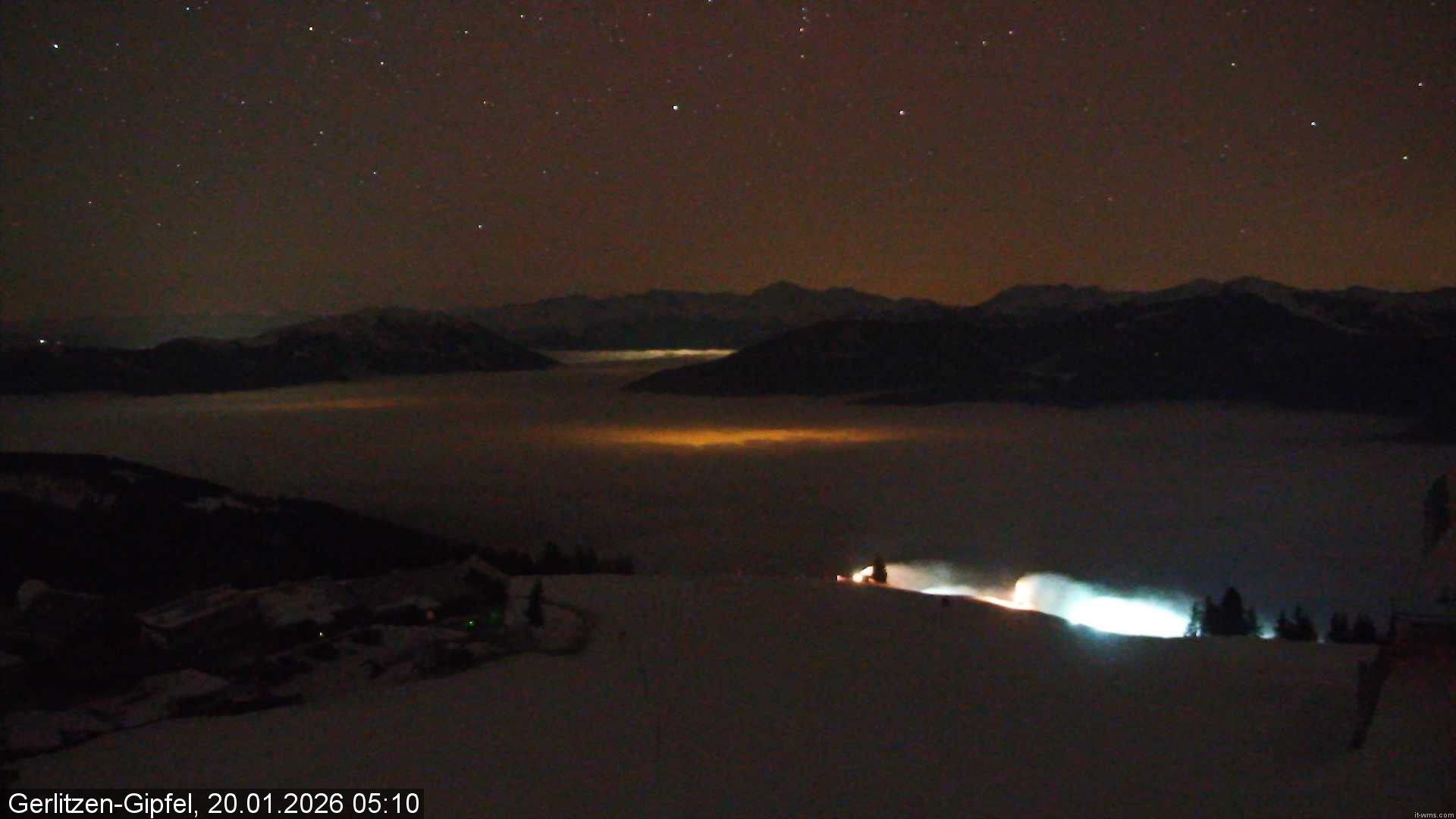Archiv Foto Webcam Gerlitzen Gipfel: Bergstation 8er Carving Jet