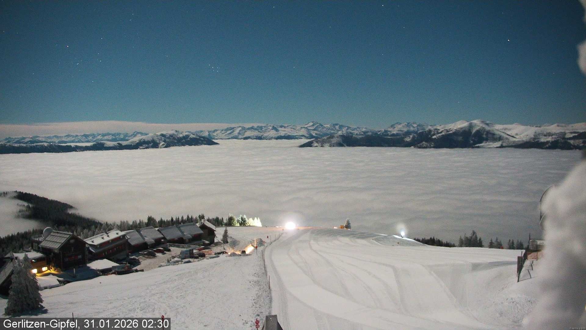 Archiv Foto Webcam Gerlitzen Gipfel: Bergstation 8er Carving Jet