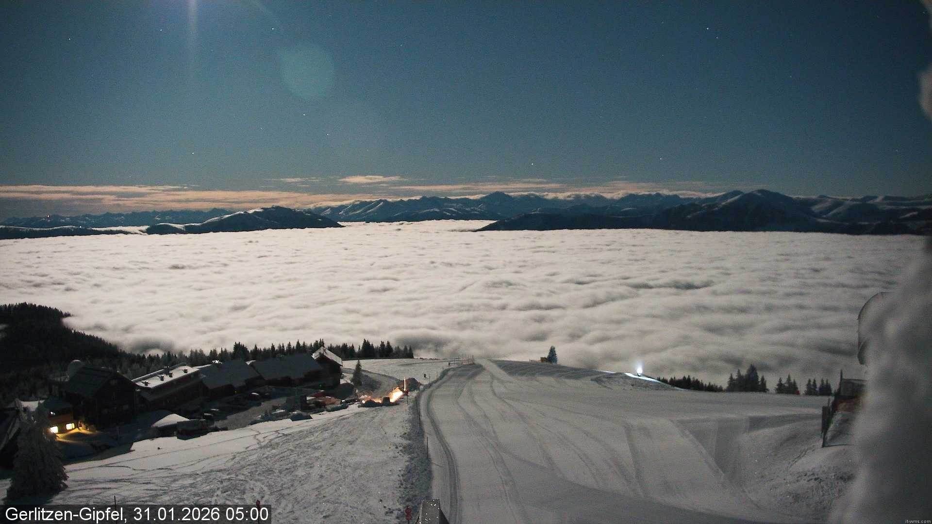 Archiv Foto Webcam Gerlitzen Gipfel: Bergstation 8er Carving Jet