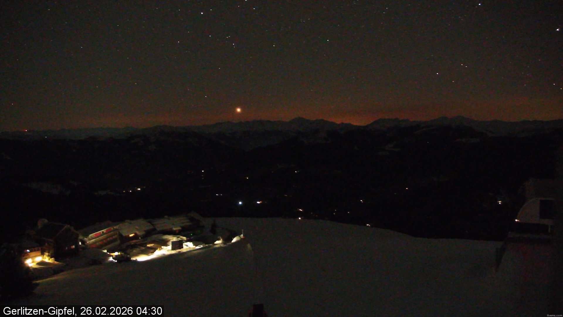 Archived image Webcam Mountain station 8er Carving Jet