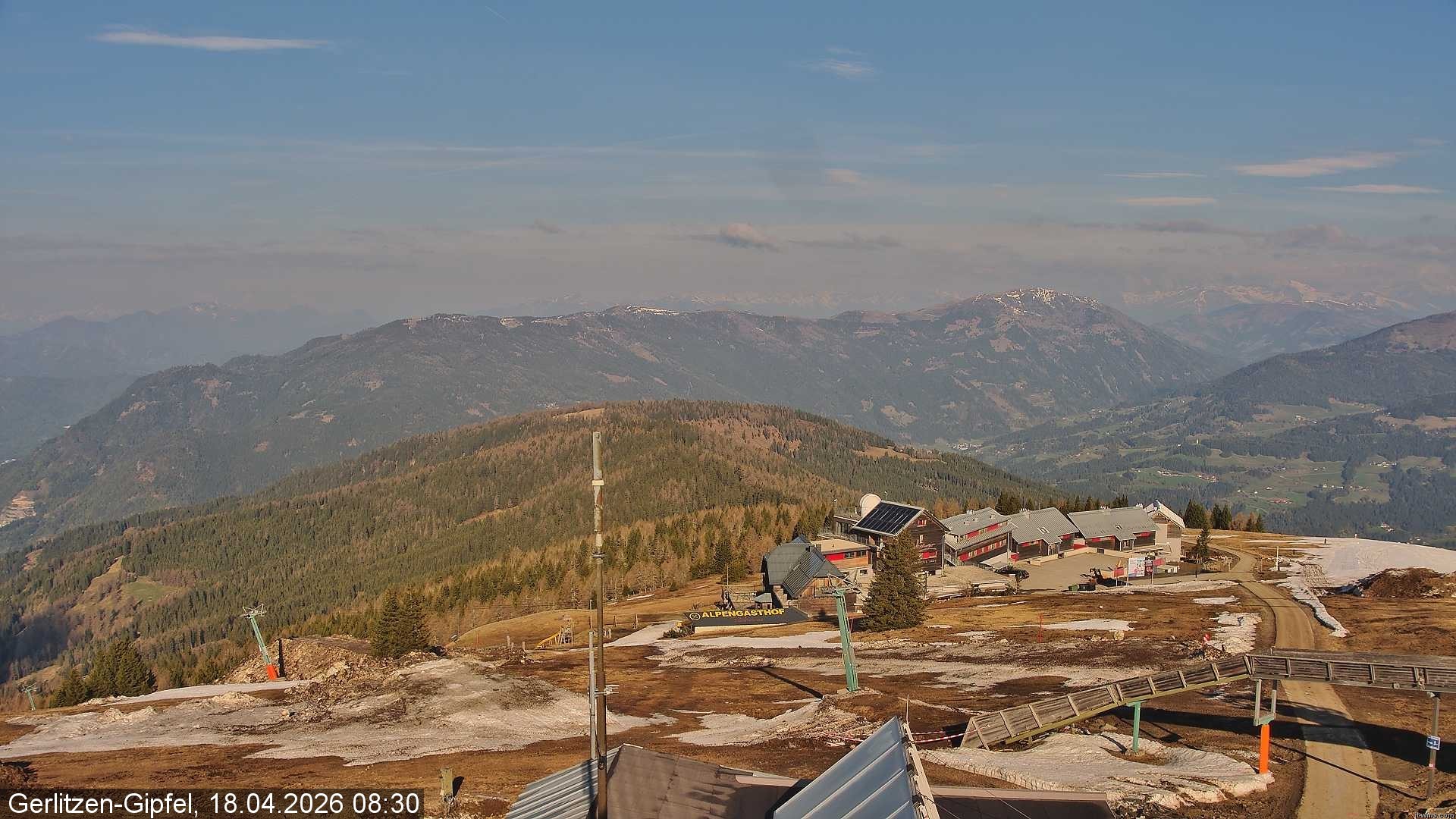 Archiv Foto Webcam Gerlitzen Gipfel: Bergstation 8er Carving Jet