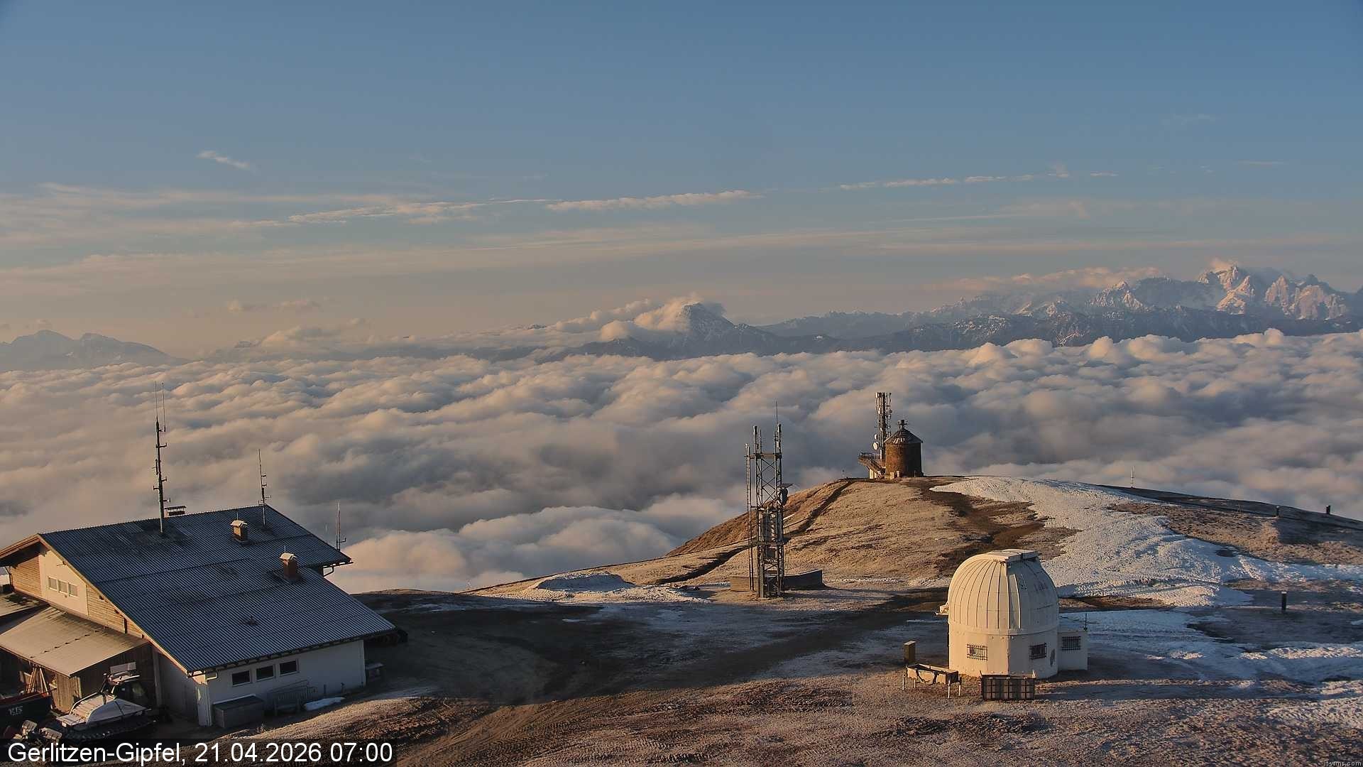 Archiv Foto Webcam Gerlitzen Gipfel: Bergstation 8er Carving Jet