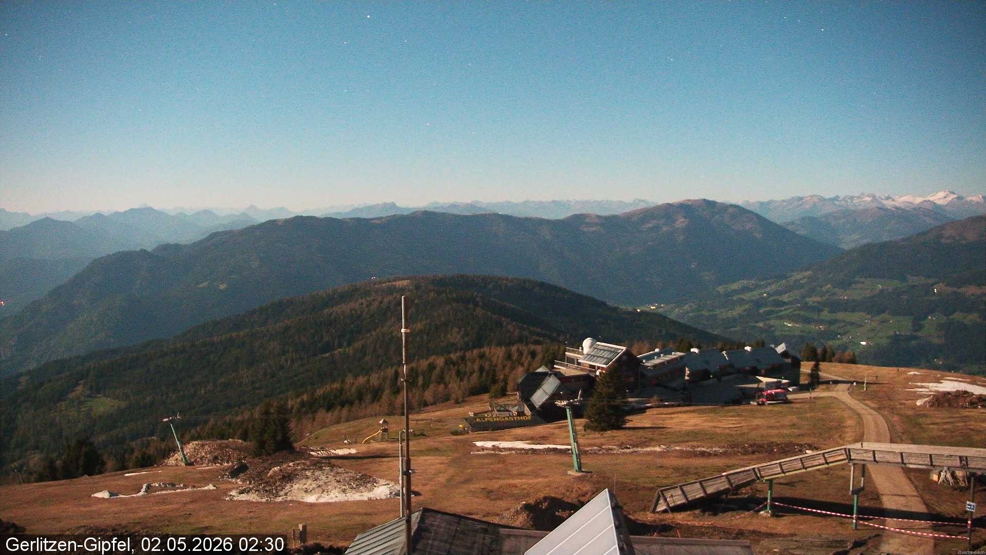 Archiv Foto Webcam Gerlitzen Gipfel: Bergstation 8er Carving Jet