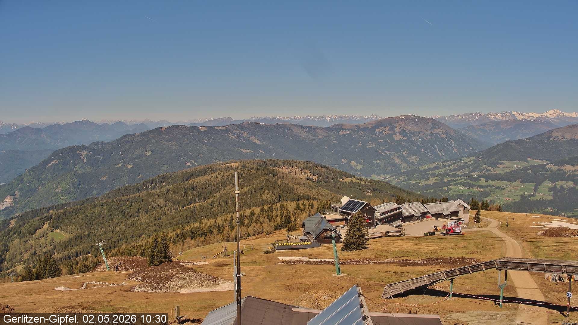 Archiv Foto Webcam Gerlitzen Gipfel: Bergstation 8er Carving Jet