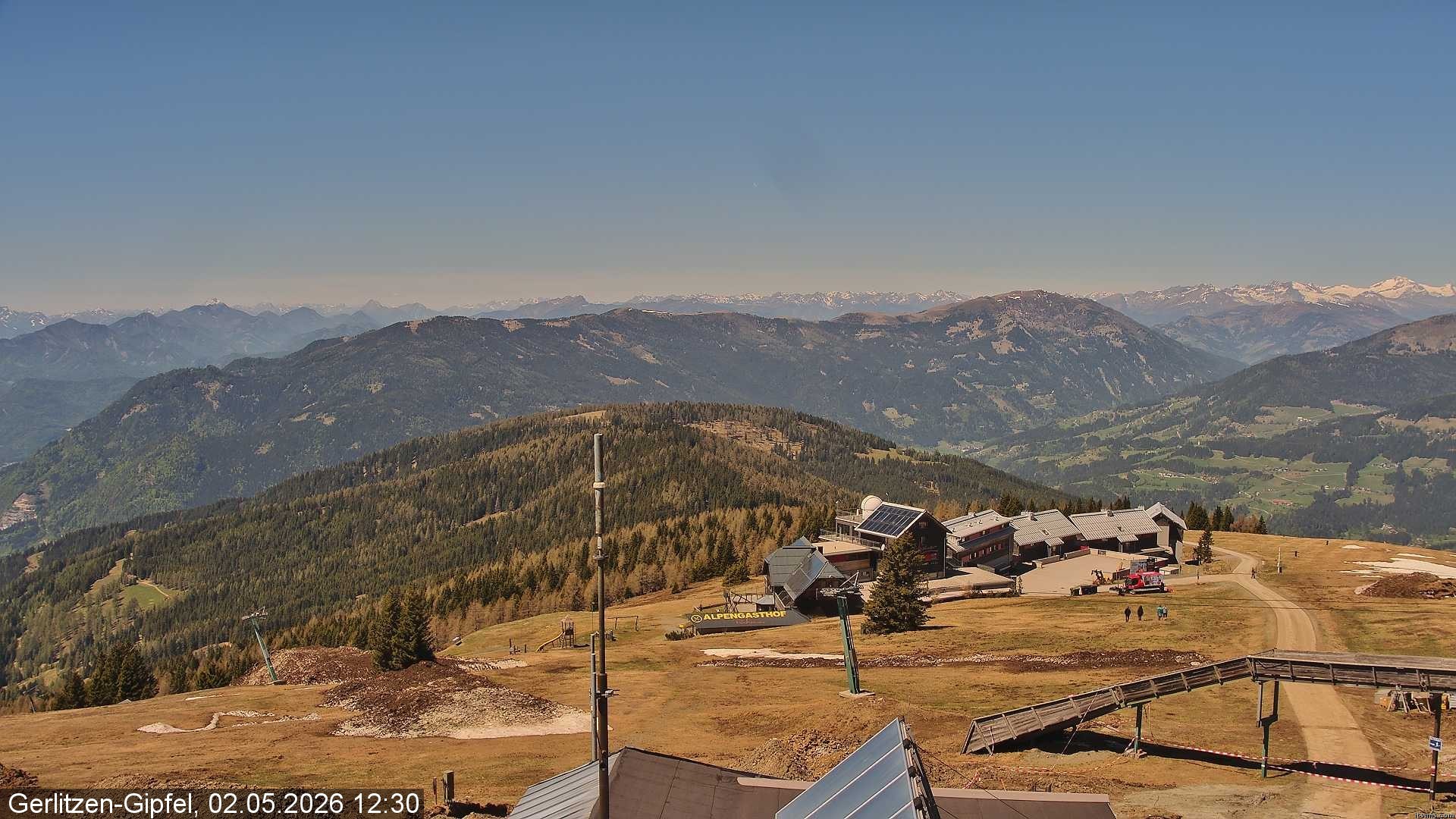 Archiv Foto Webcam Gerlitzen Gipfel: Bergstation 8er Carving Jet