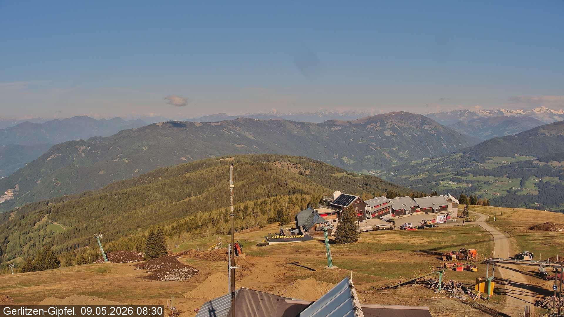 Archiv Foto Webcam Gerlitzen Gipfel: Bergstation 8er Carving Jet