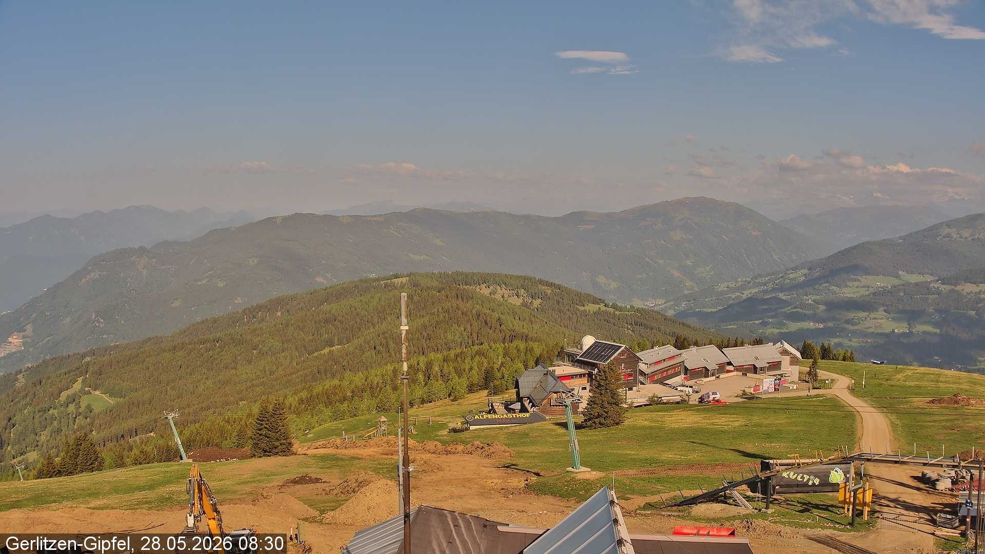 Archived image Webcam Mountain station 8er Carving Jet