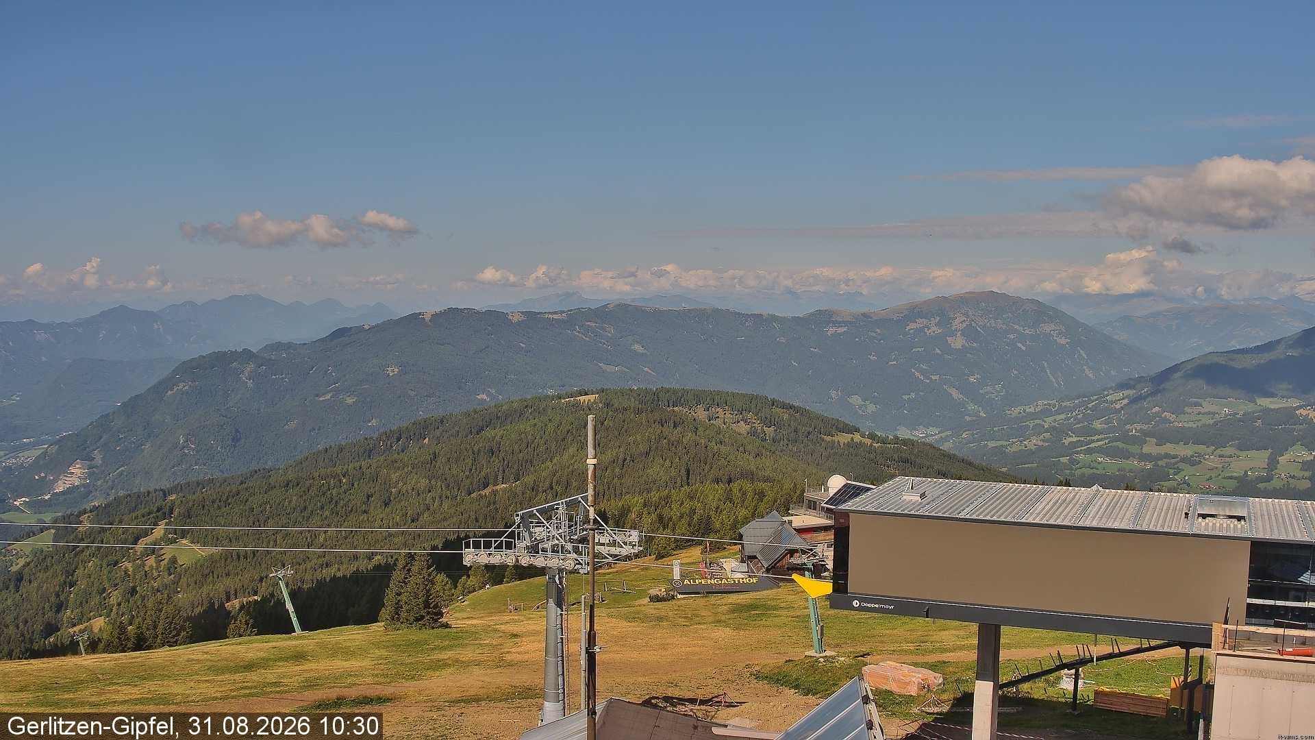 Archived image Webcam Mountain station 8er Carving Jet