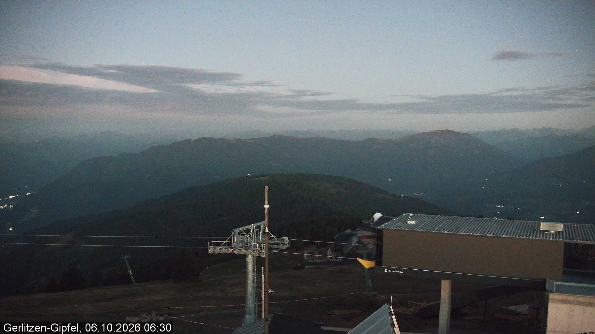 Archiv Foto Webcam Gerlitzen Gipfel: Bergstation 8er Carving Jet