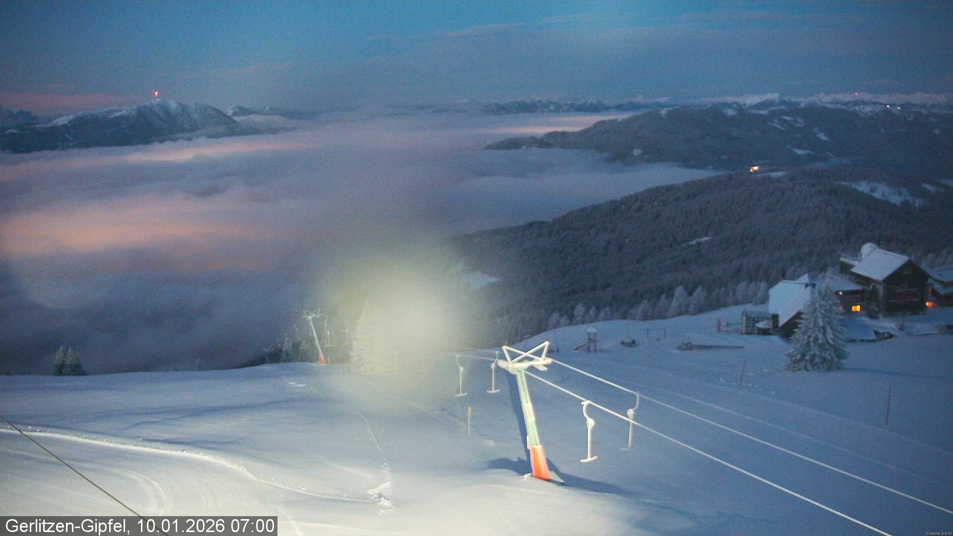 Archiv Foto Webcam Gerlitzen-Gipfel - Alpengasthof