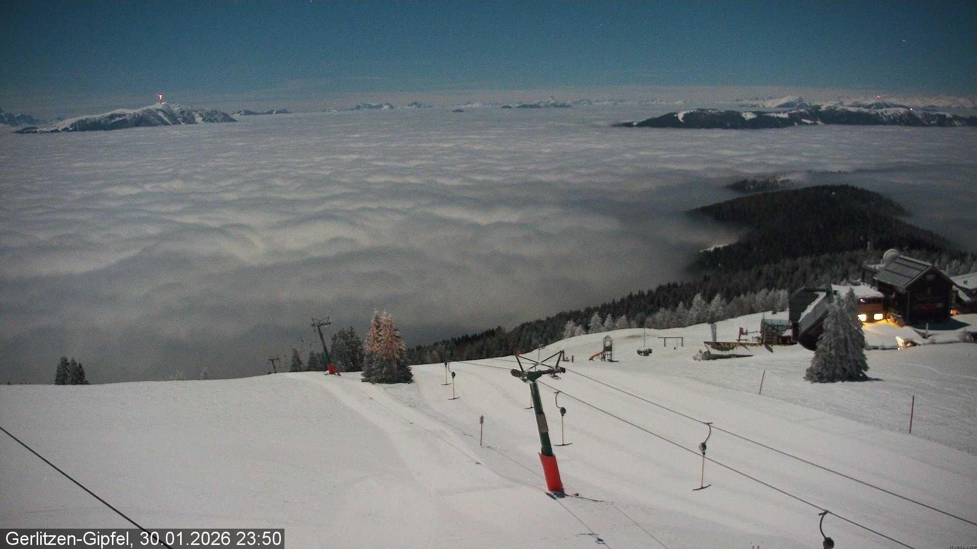 Archiv Foto Webcam Gerlitzen-Gipfel - Alpengasthof