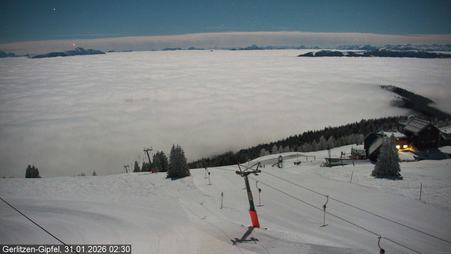 Archiv Foto Webcam Gerlitzen-Gipfel - Alpengasthof