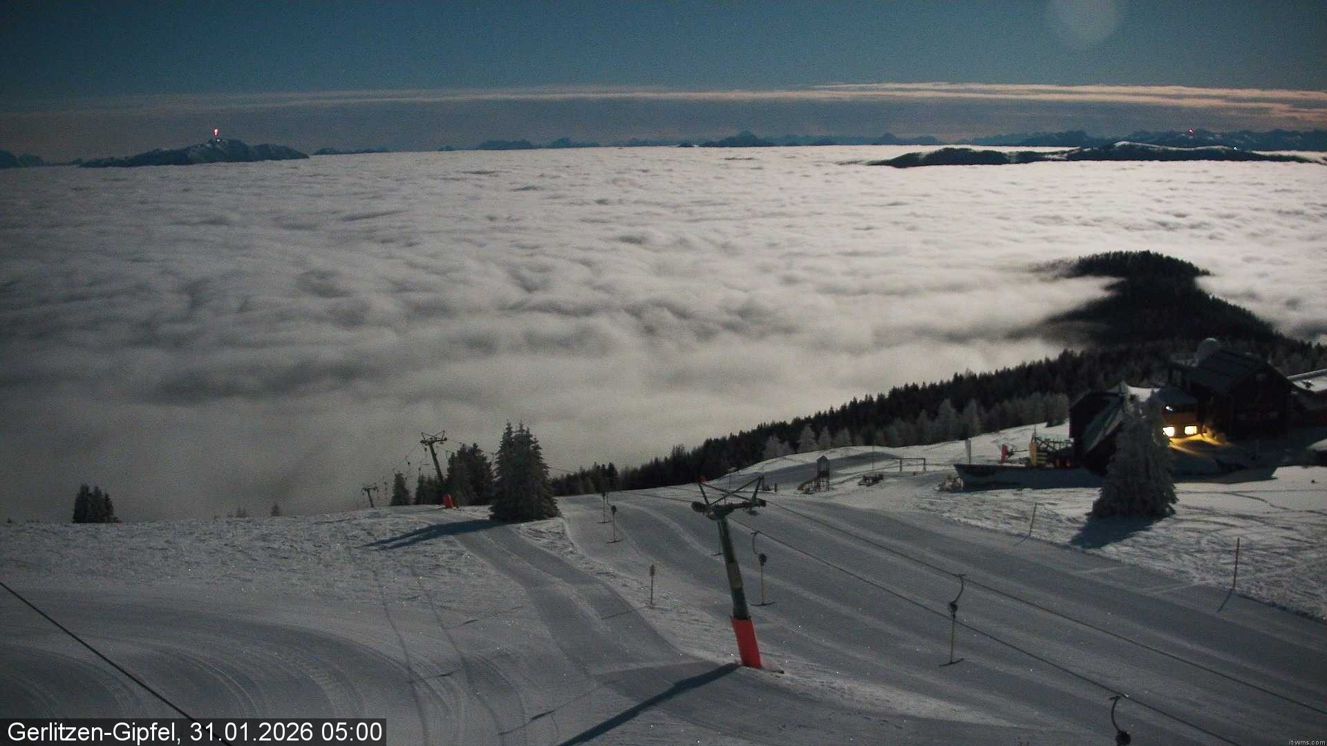 Archiv Foto Webcam Gerlitzen-Gipfel - Alpengasthof