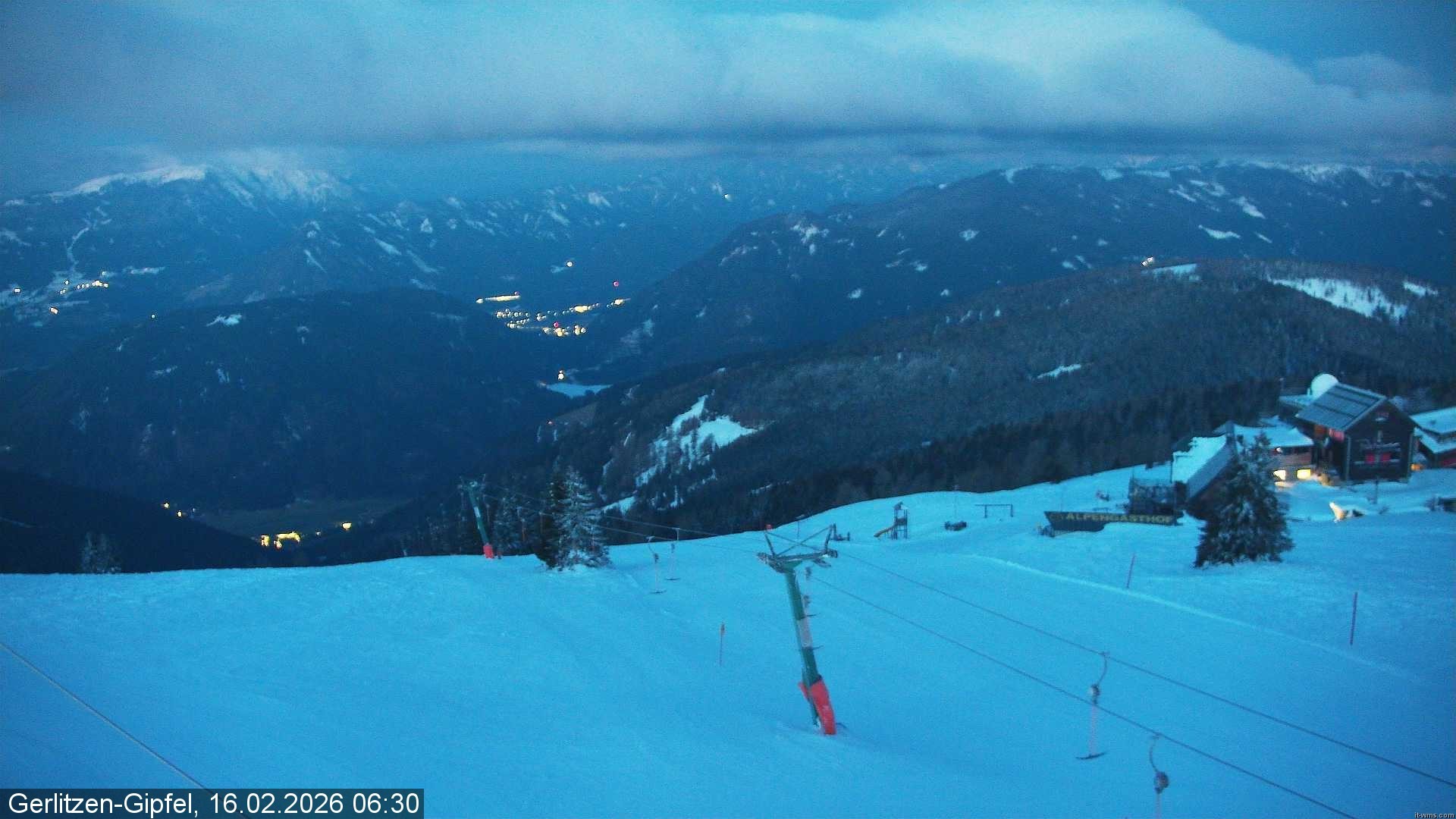 Archiv Foto Webcam Gerlitzen-Gipfel - Alpengasthof