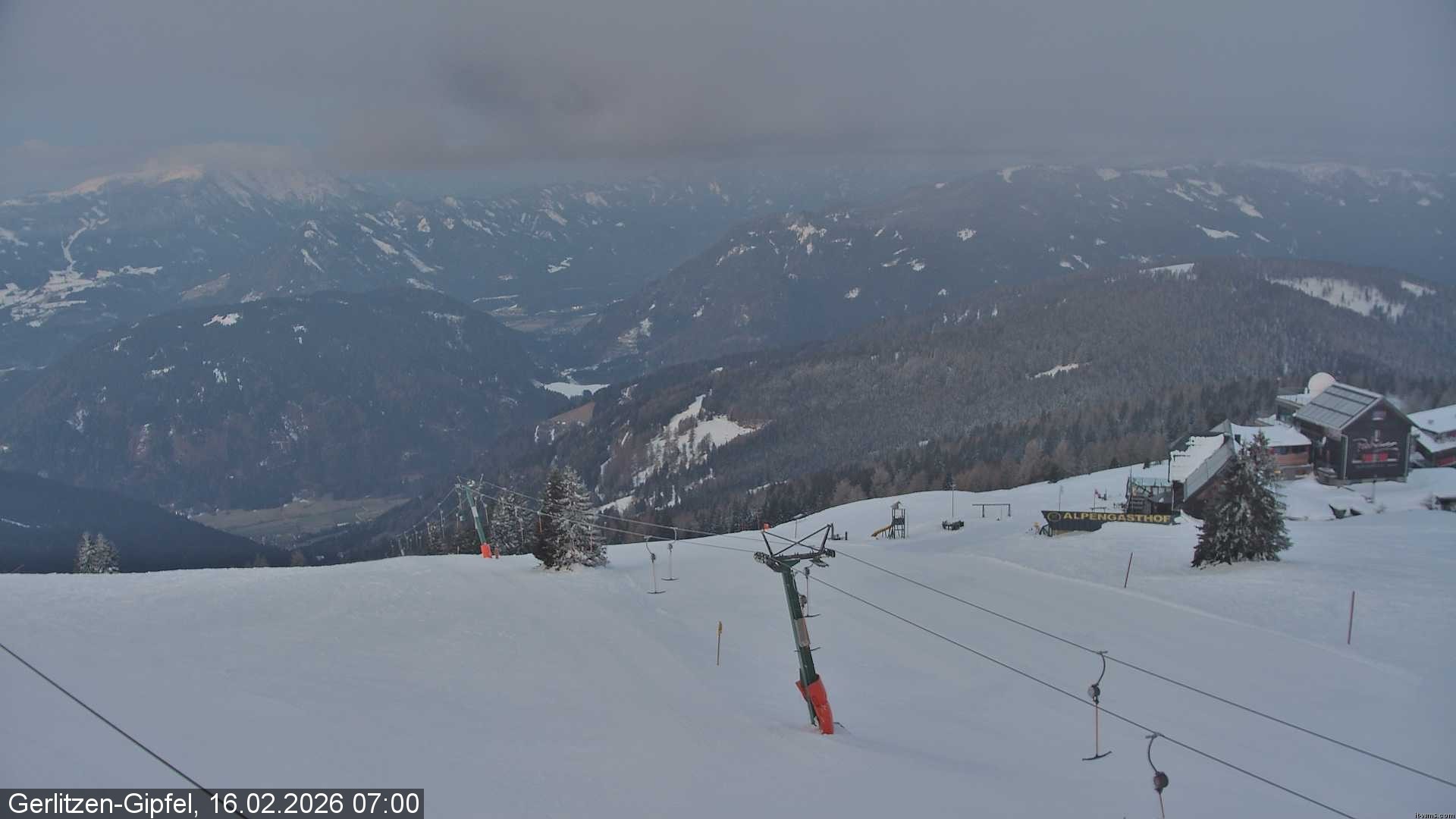 Archiv Foto Webcam Gerlitzen-Gipfel - Alpengasthof