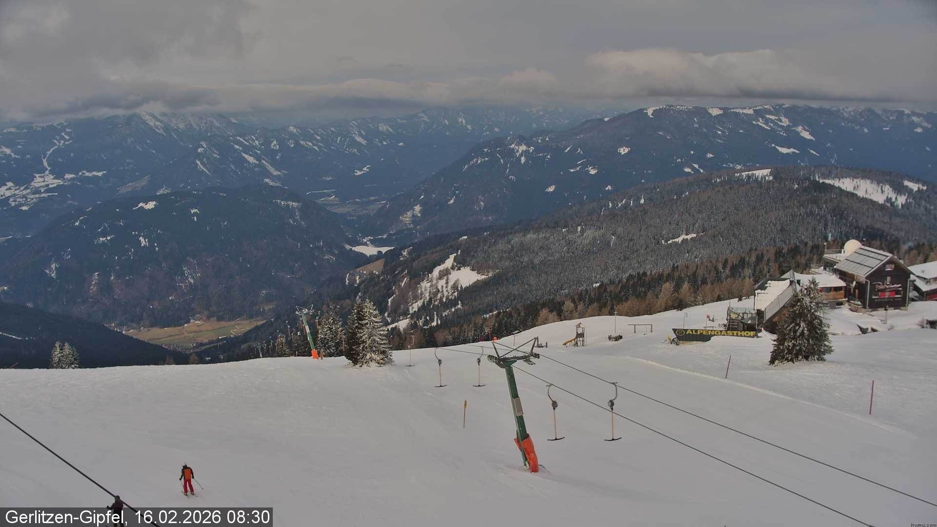 Archiv Foto Webcam Gerlitzen-Gipfel - Alpengasthof