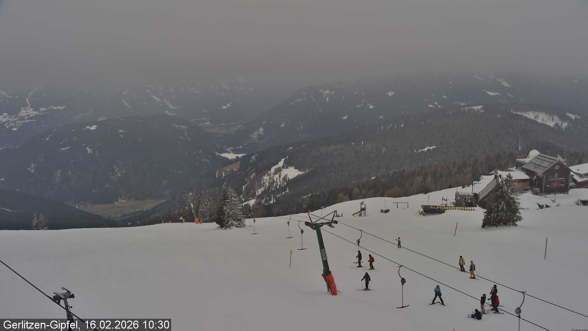 Archiv Foto Webcam Gerlitzen-Gipfel - Alpengasthof