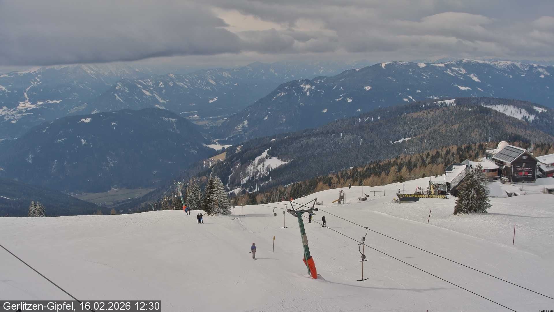 Archiv Foto Webcam Gerlitzen-Gipfel - Alpengasthof