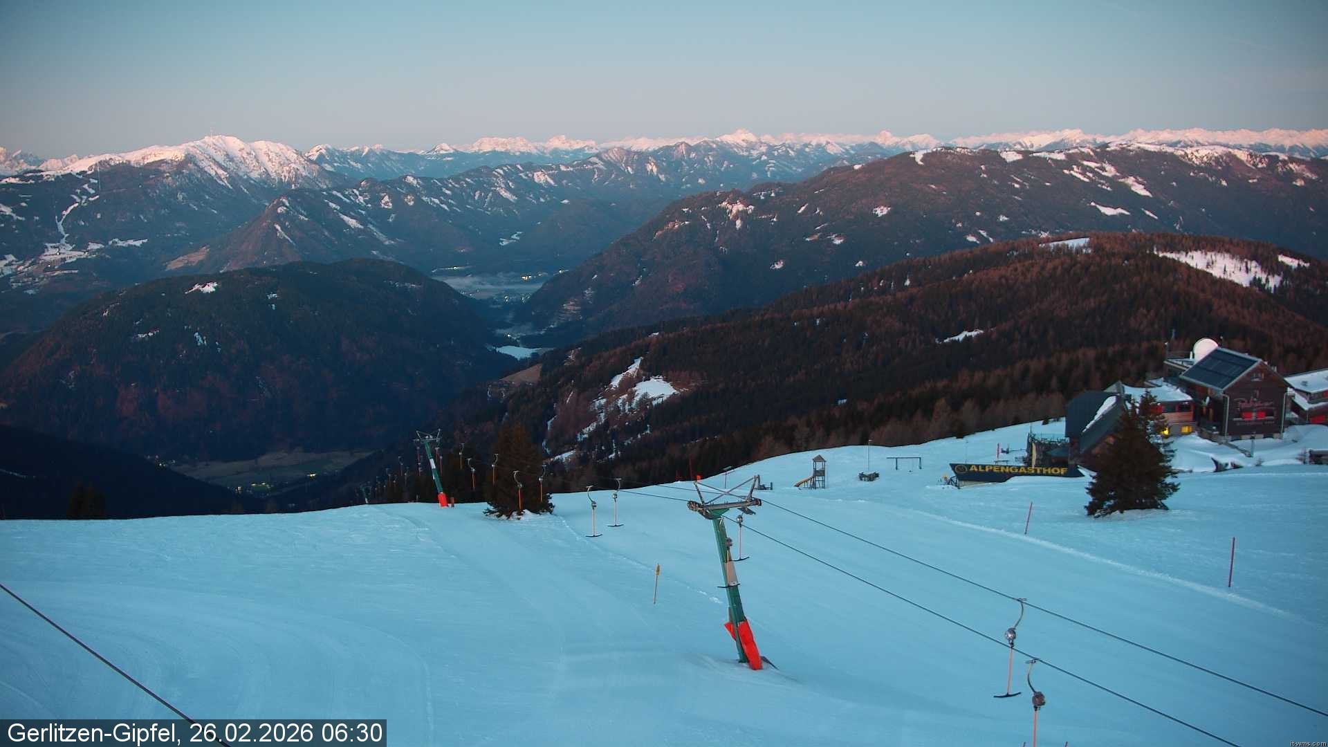 Archived image Webcam Gerlitzen summit (Carinthia)