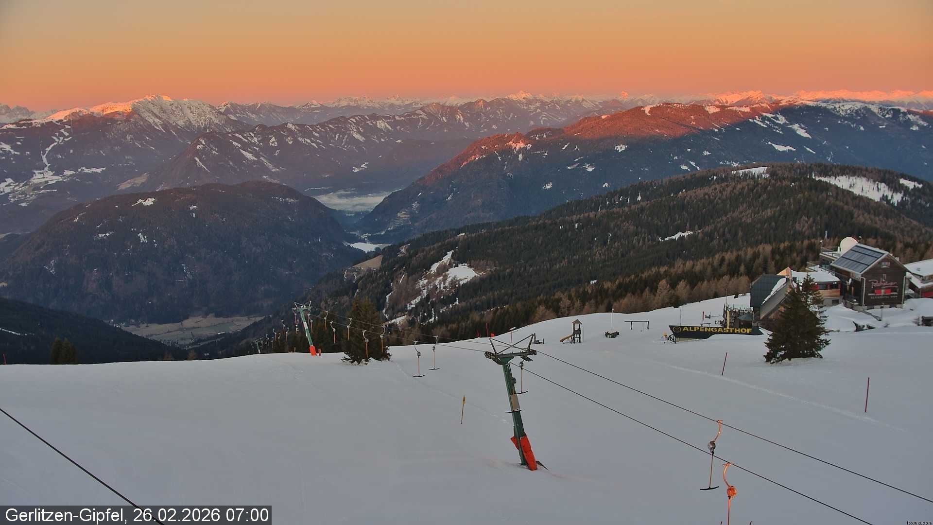 Archived image Webcam Gerlitzen summit (Carinthia)