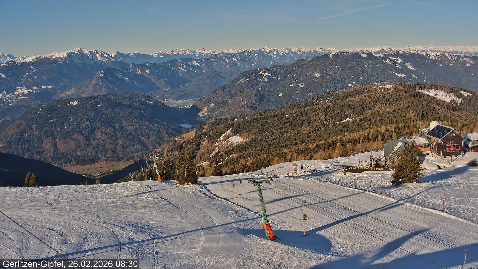 Archived image Webcam Gerlitzen summit (Carinthia)