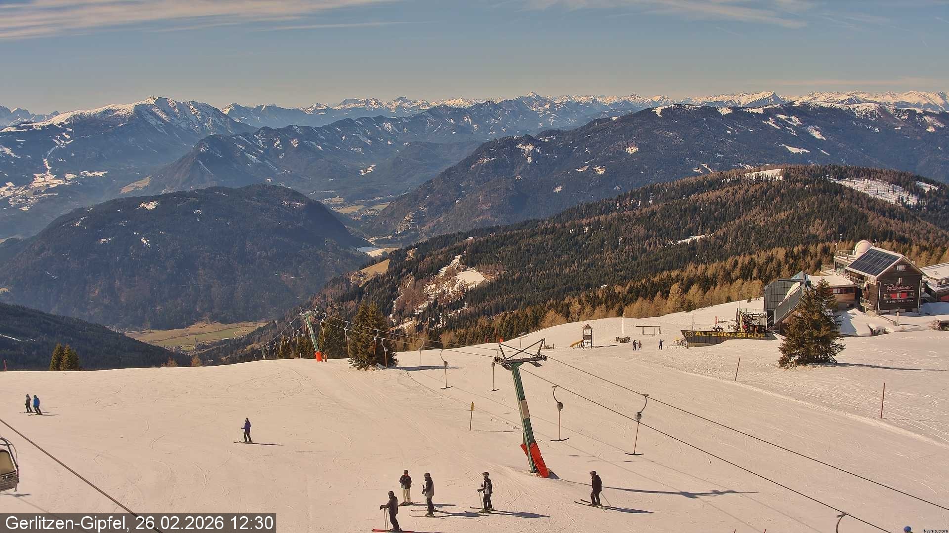 Archived image Webcam Gerlitzen summit (Carinthia)
