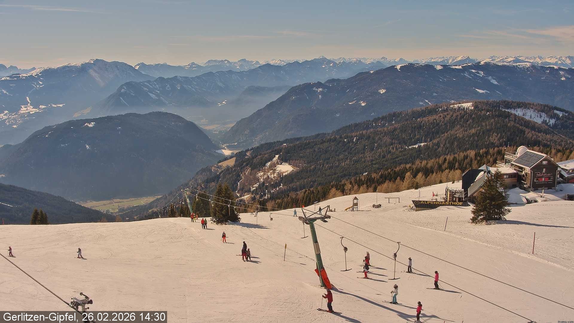 Archived image Webcam Gerlitzen summit (Carinthia)