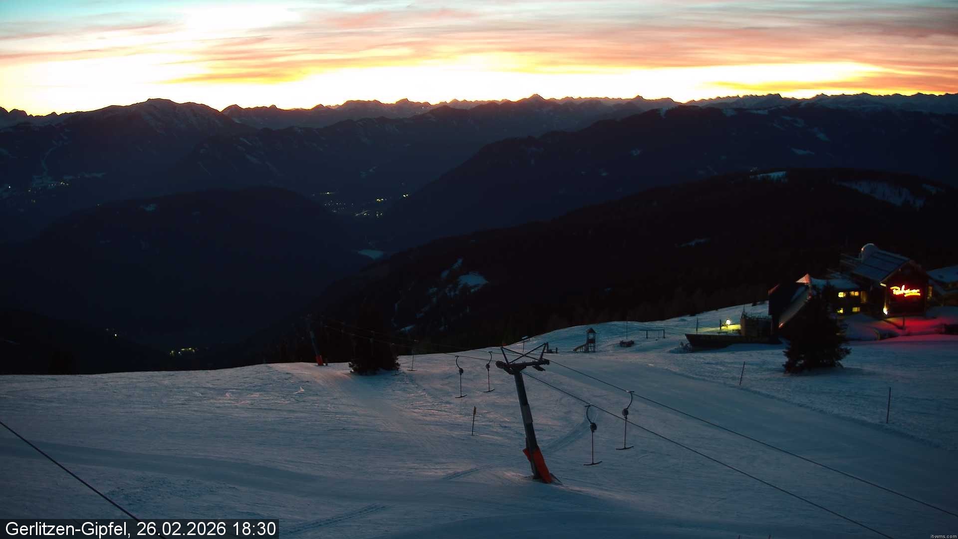 Archived image Webcam Gerlitzen summit (Carinthia)