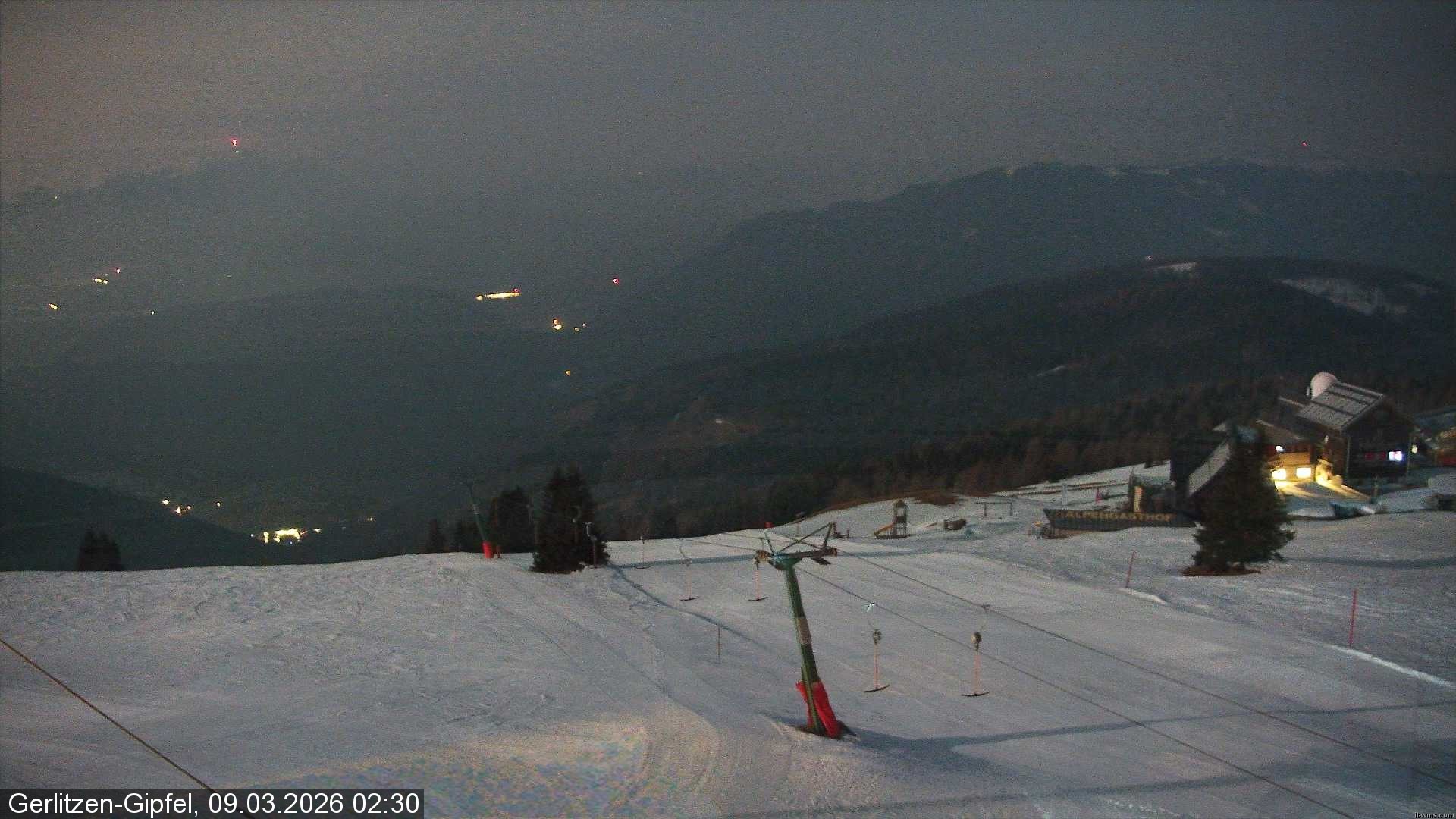 Archiv Foto Webcam Gerlitzen-Gipfel - Alpengasthof