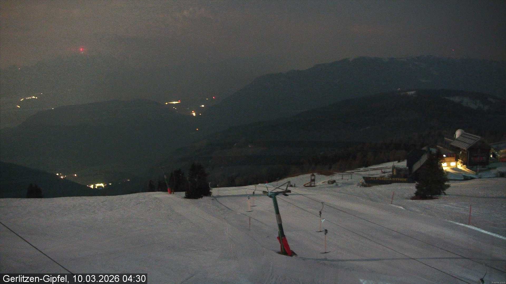 Archiv Foto Webcam Gerlitzen-Gipfel - Alpengasthof
