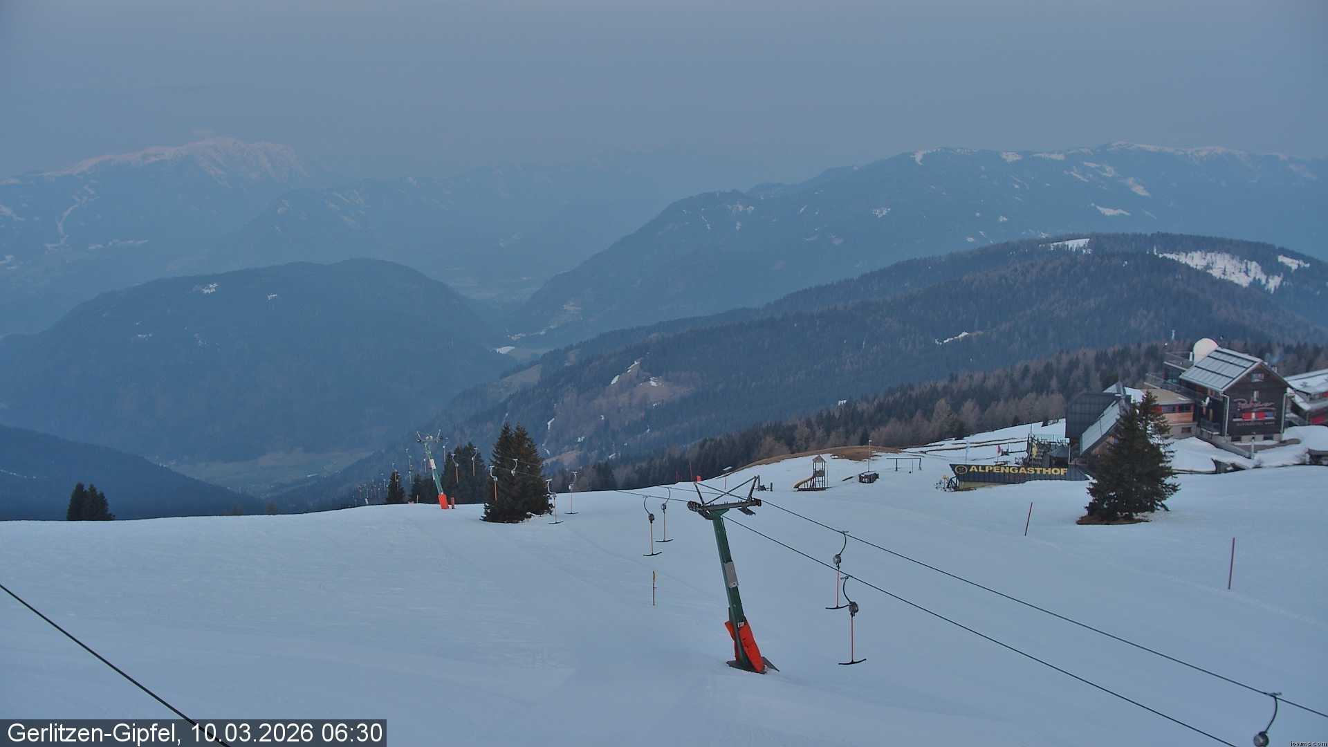 Archiv Foto Webcam Gerlitzen-Gipfel - Alpengasthof