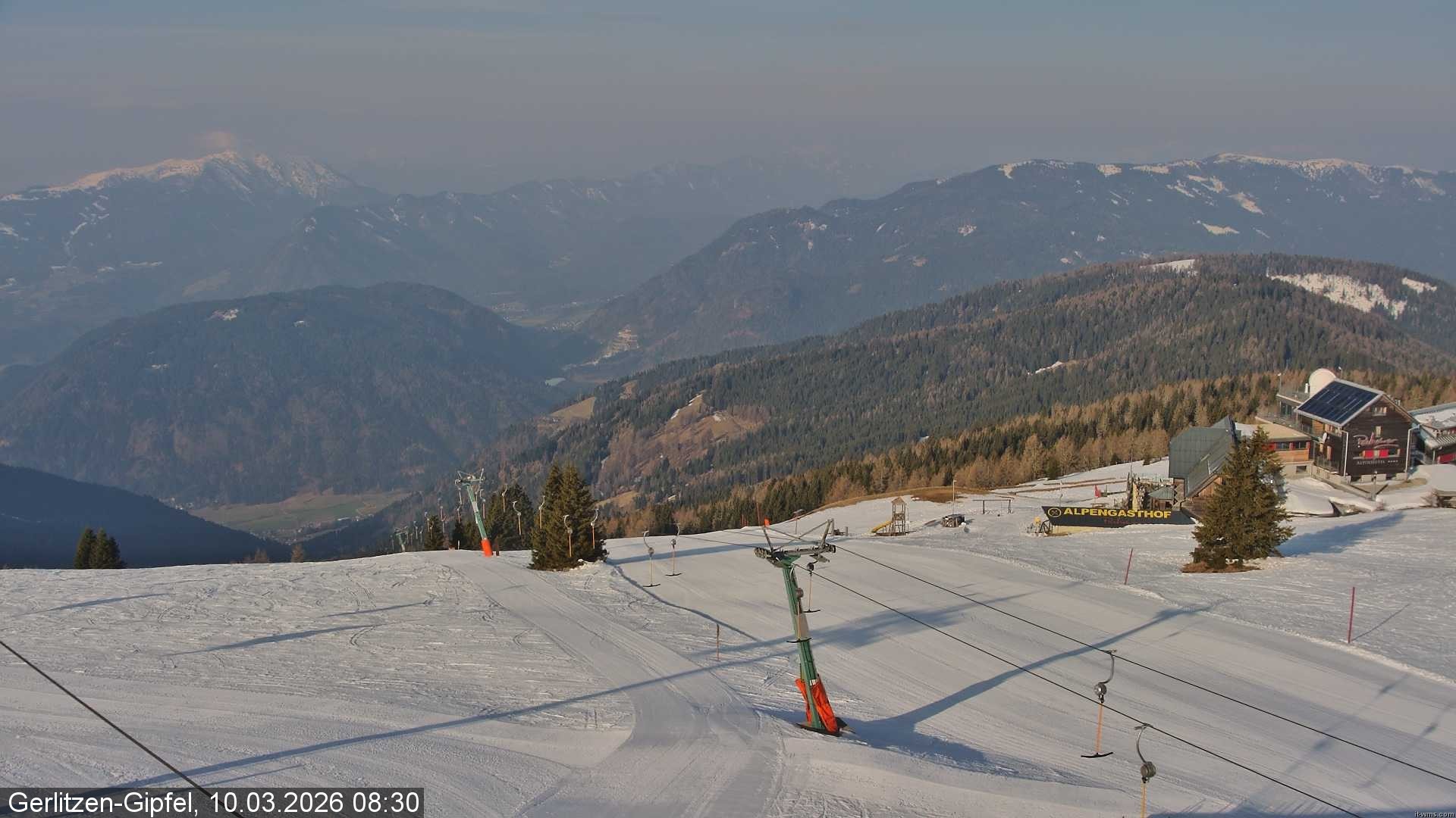 Archiv Foto Webcam Gerlitzen-Gipfel - Alpengasthof