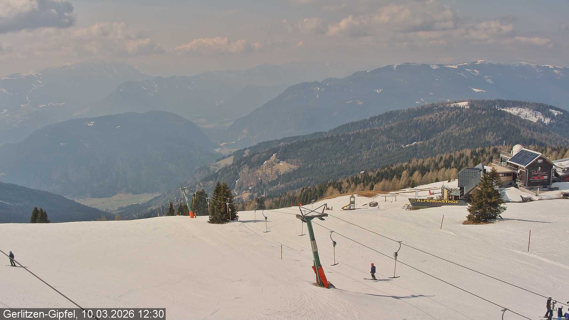 Archiv Foto Webcam Gerlitzen-Gipfel - Alpengasthof