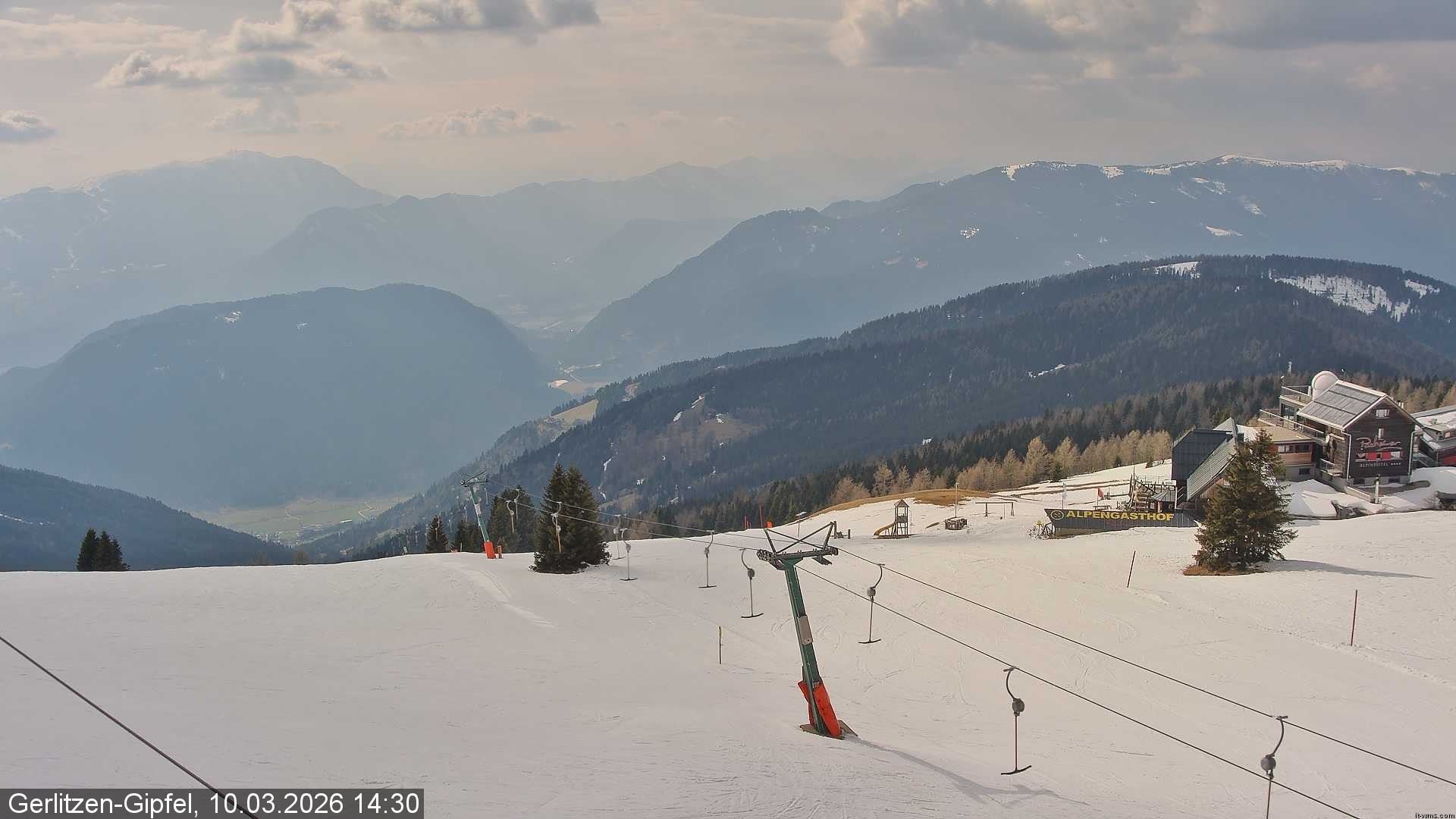 Archiv Foto Webcam Gerlitzen-Gipfel - Alpengasthof