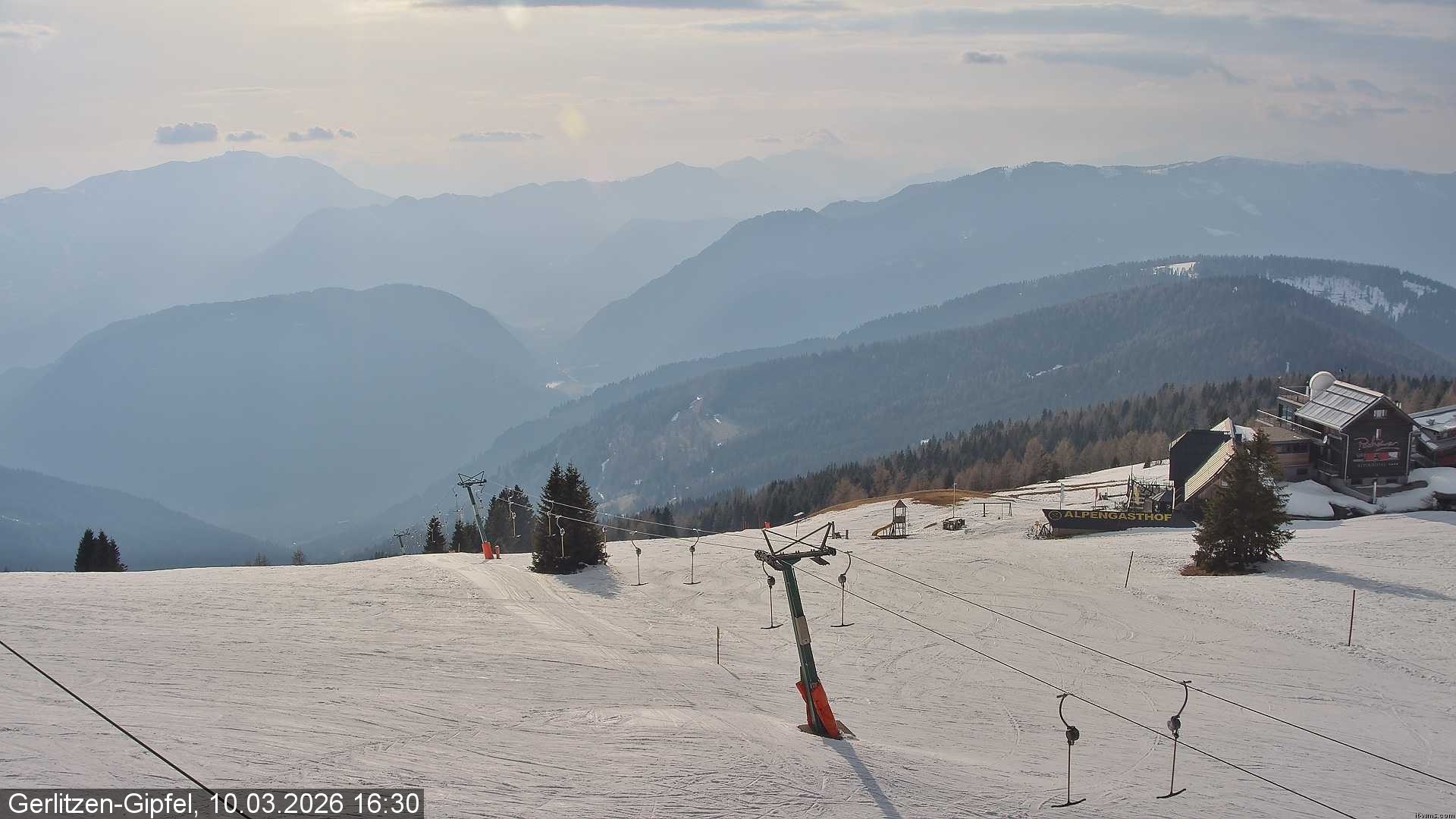 Archiv Foto Webcam Gerlitzen-Gipfel - Alpengasthof