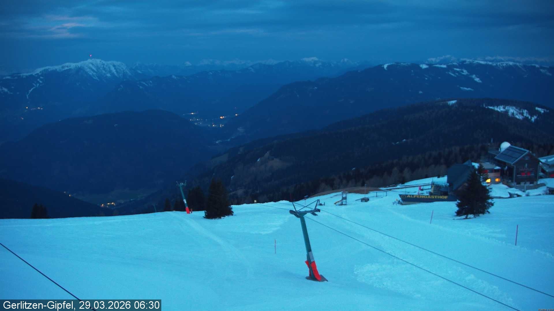 Archiv Foto Webcam Gerlitzen-Gipfel - Alpengasthof