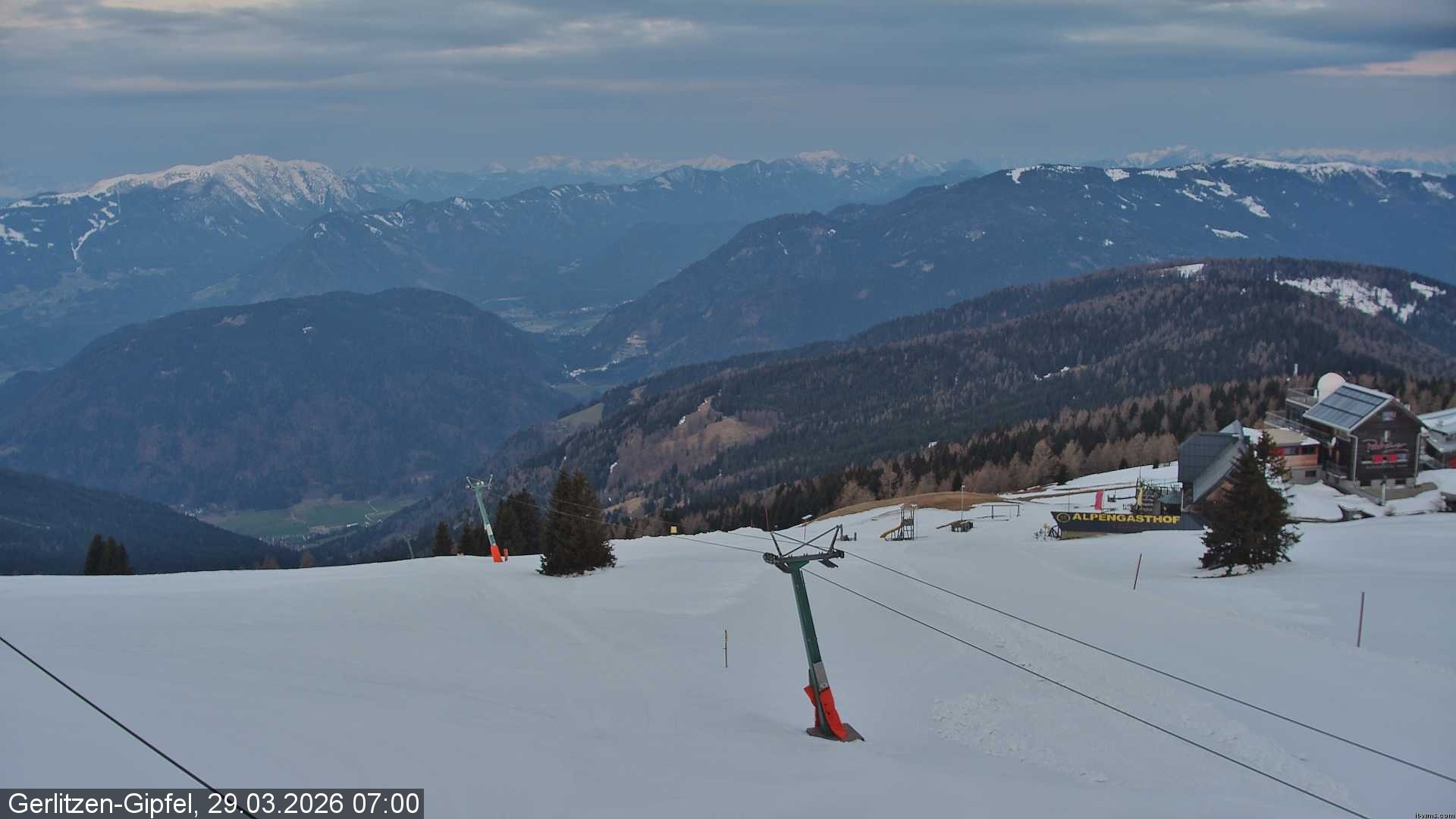 Archiv Foto Webcam Gerlitzen-Gipfel - Alpengasthof