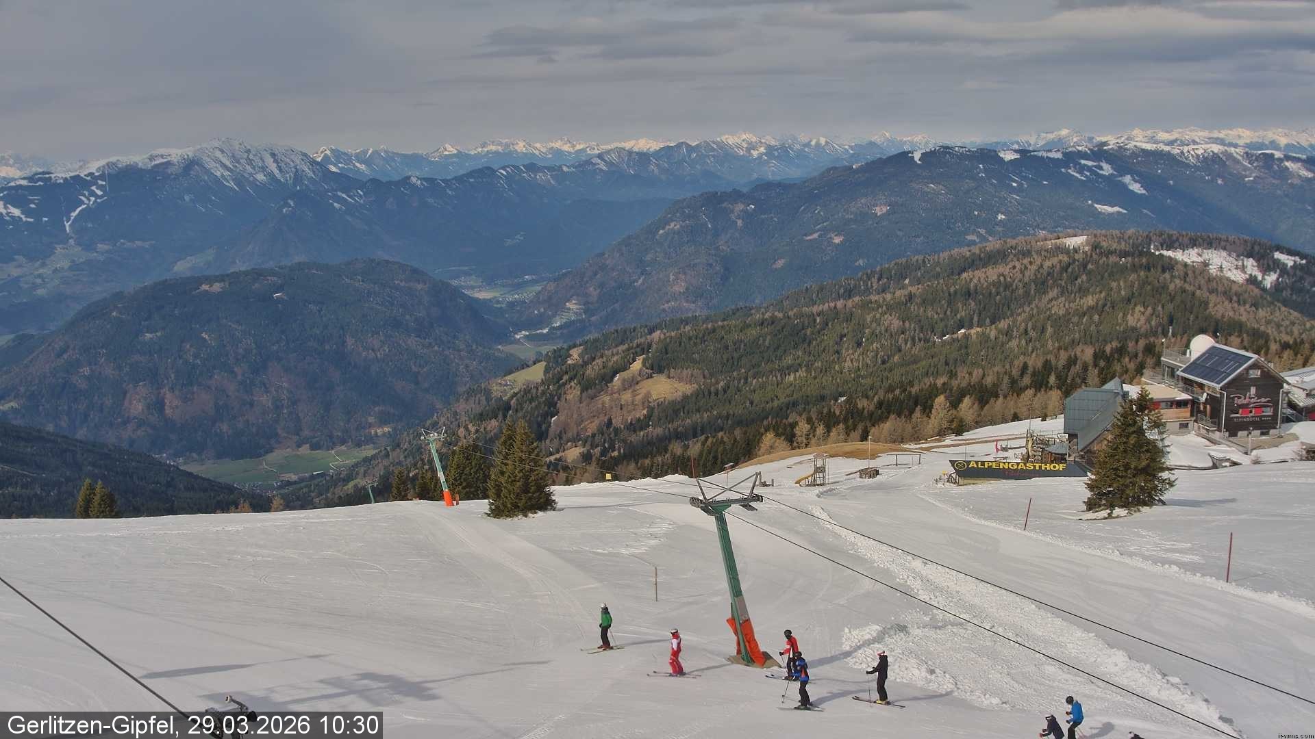 Archiv Foto Webcam Gerlitzen-Gipfel - Alpengasthof