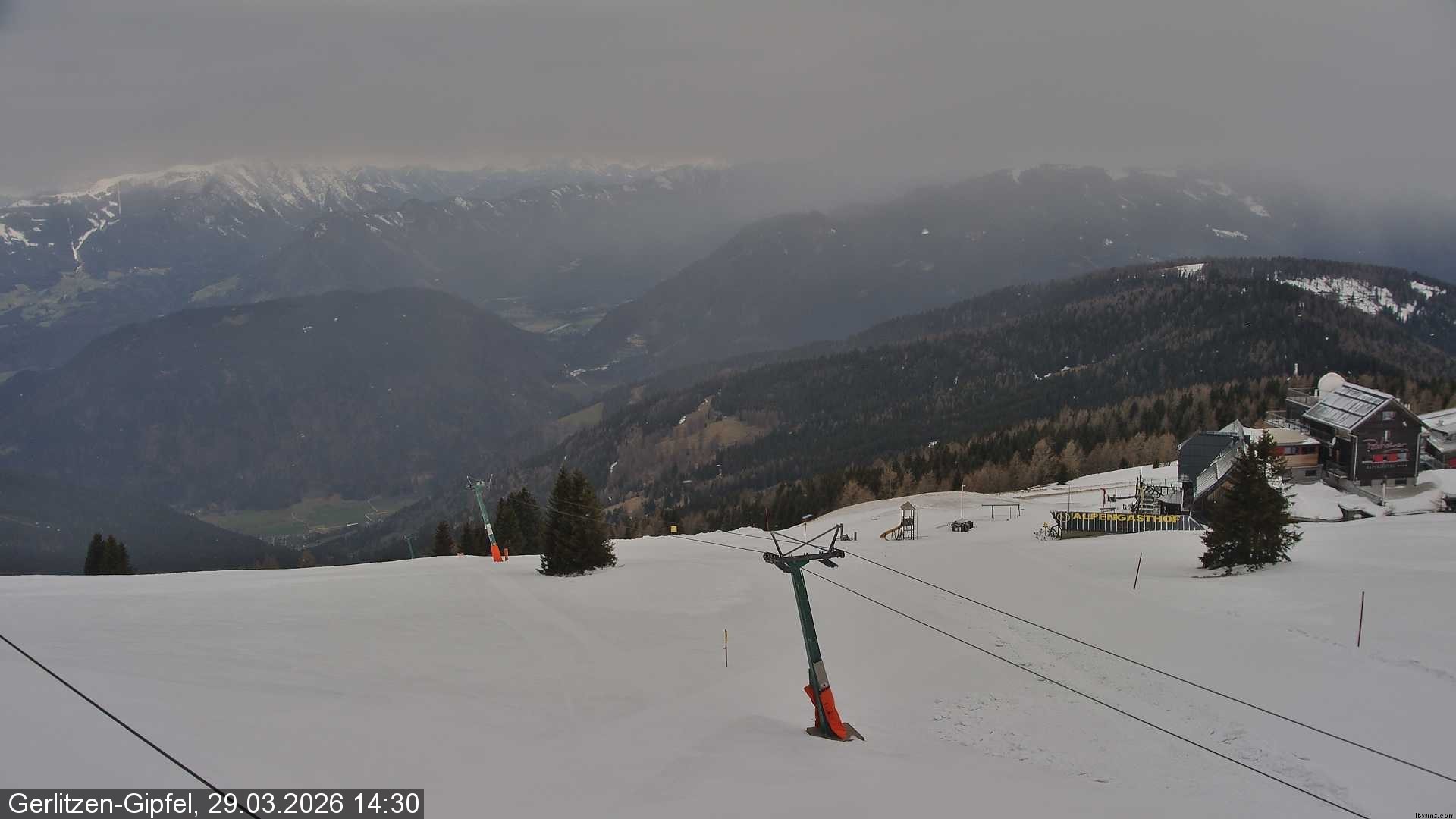 Archiv Foto Webcam Gerlitzen-Gipfel - Alpengasthof