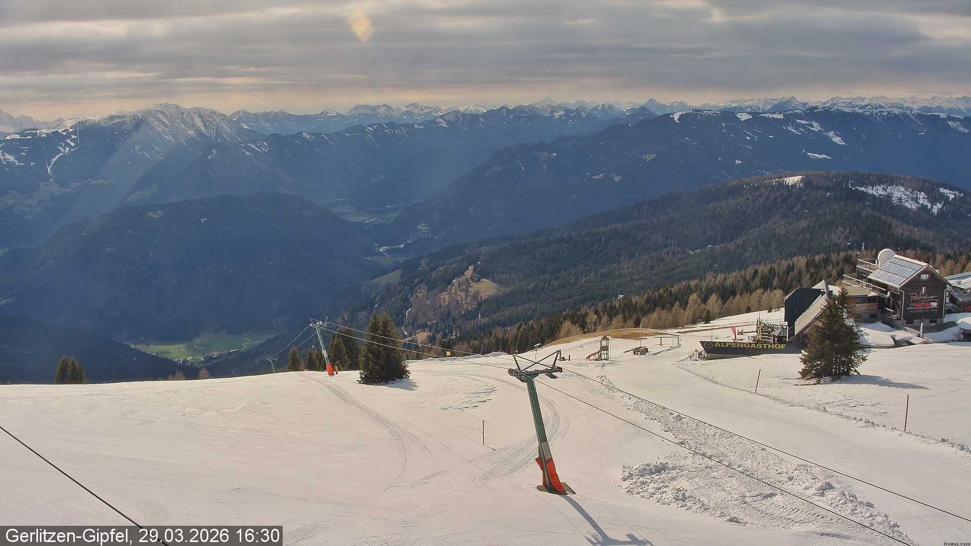Archiv Foto Webcam Gerlitzen-Gipfel - Alpengasthof