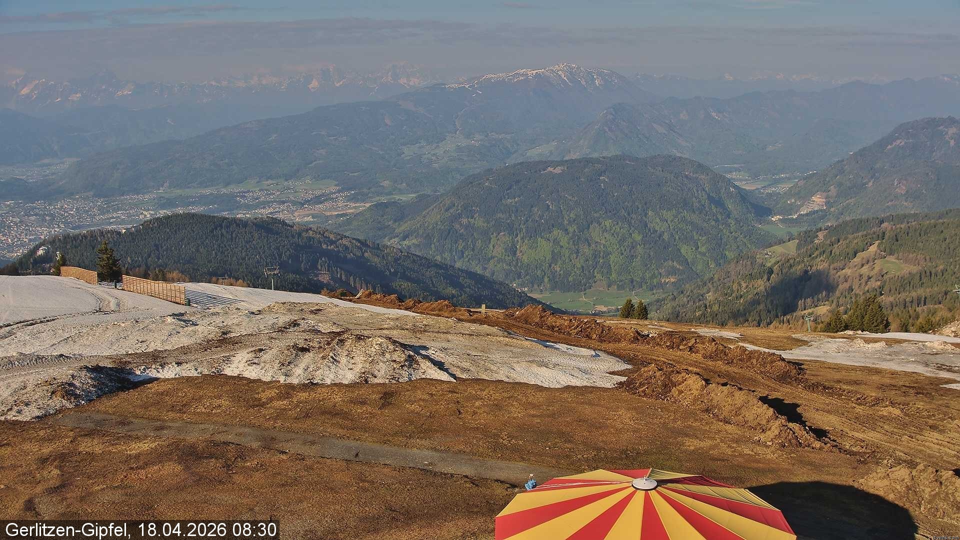 Archiv Foto Webcam Gerlitzen-Gipfel - Alpengasthof