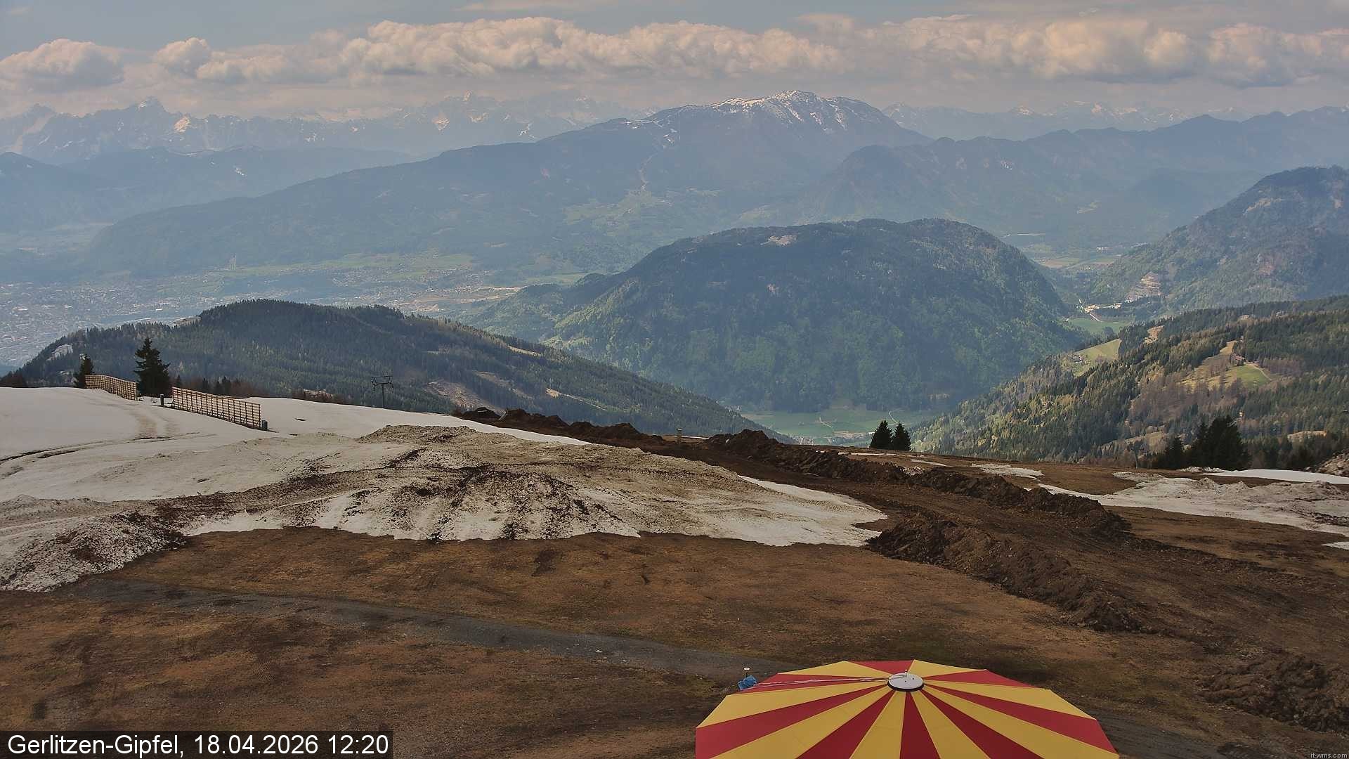 Archiv Foto Webcam Gerlitzen-Gipfel - Alpengasthof