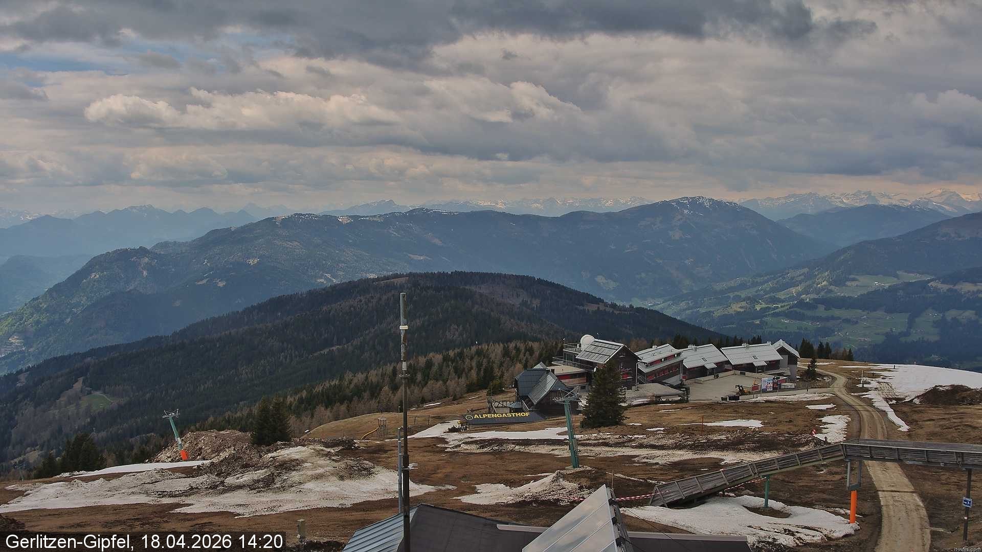 Archiv Foto Webcam Gerlitzen-Gipfel - Alpengasthof