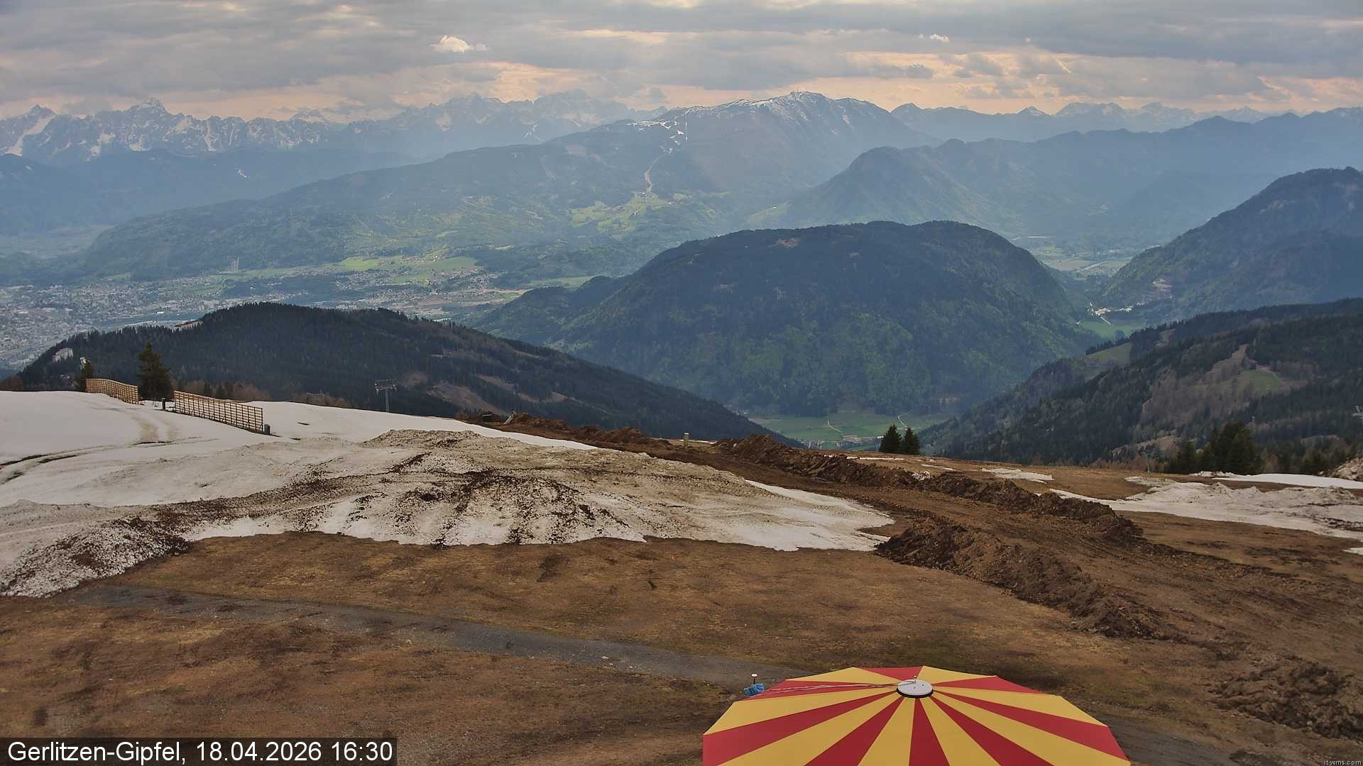 Archiv Foto Webcam Gerlitzen-Gipfel - Alpengasthof