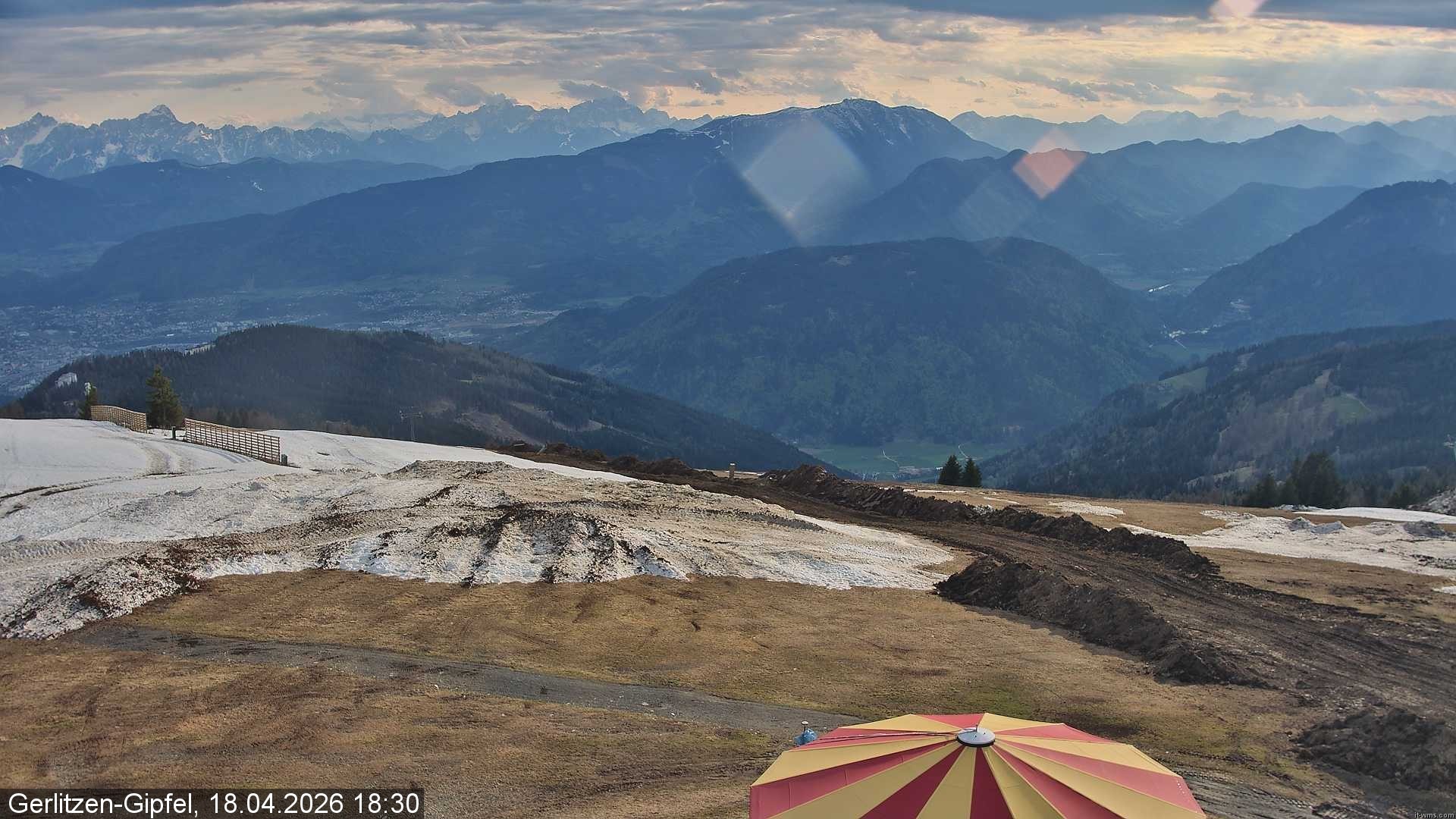 Archiv Foto Webcam Gerlitzen-Gipfel - Alpengasthof