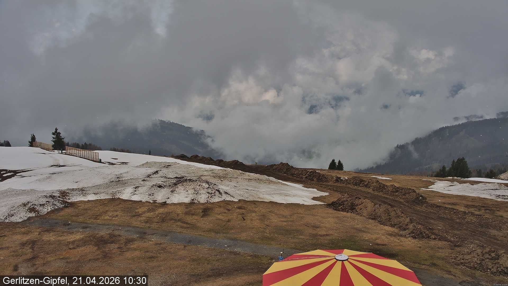 Archiv Foto Webcam Gerlitzen-Gipfel - Alpengasthof