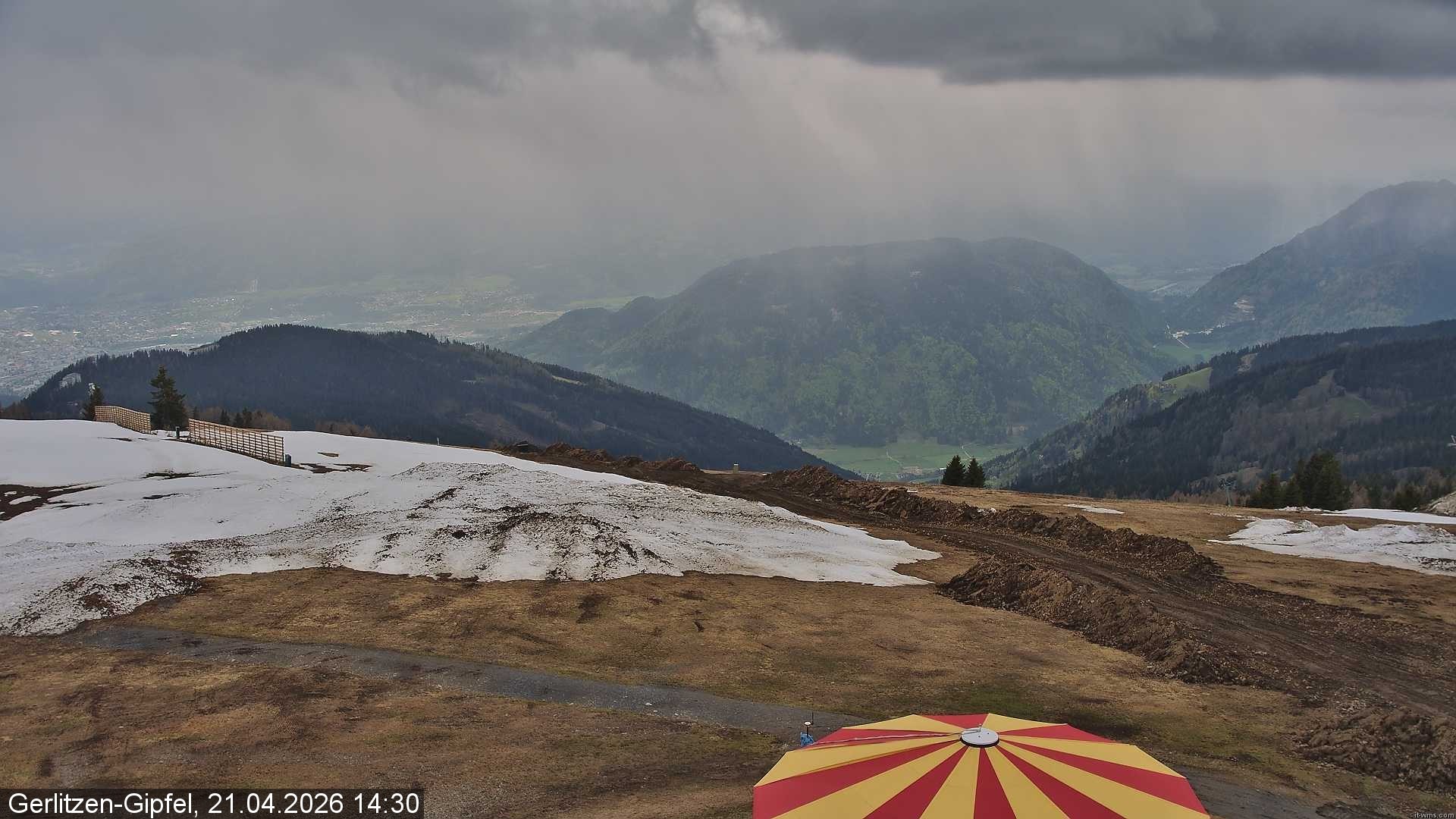 Archiv Foto Webcam Gerlitzen-Gipfel - Alpengasthof