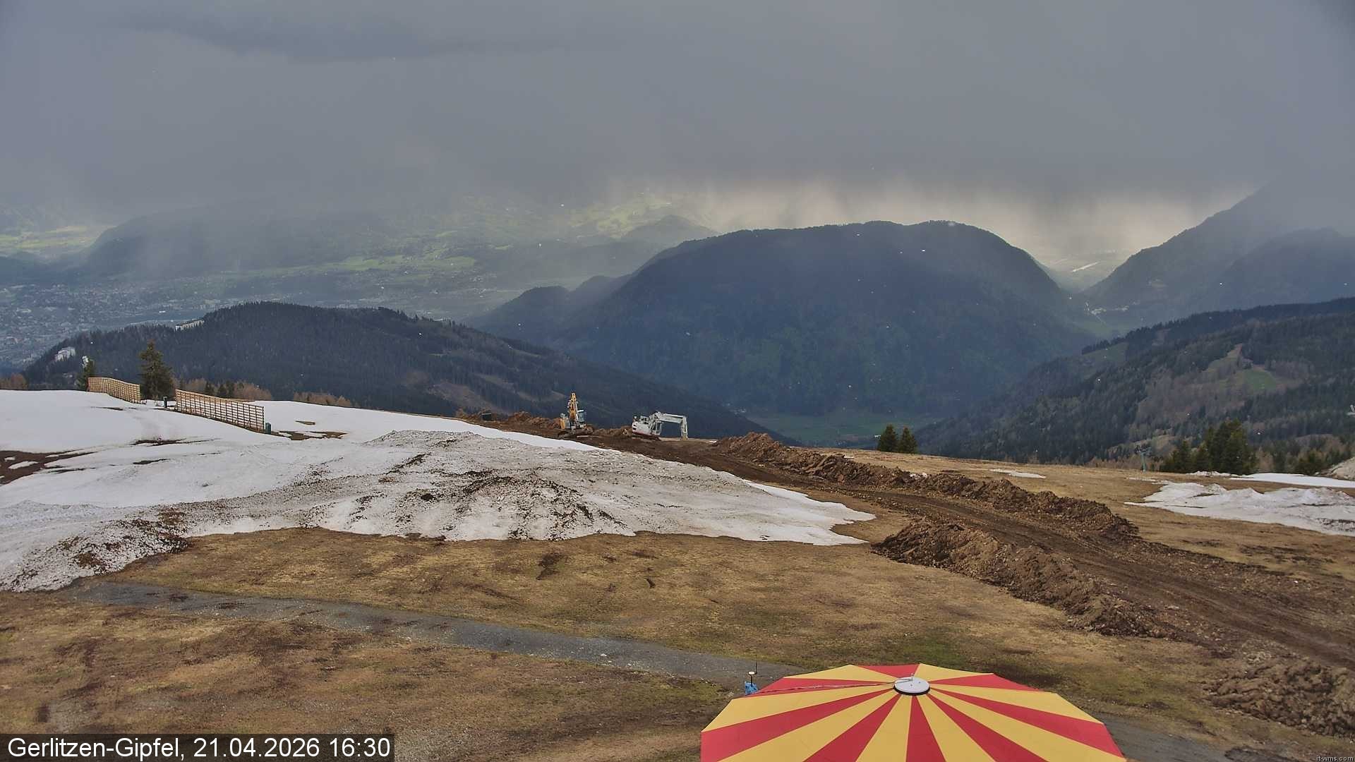 Archiv Foto Webcam Gerlitzen-Gipfel - Alpengasthof